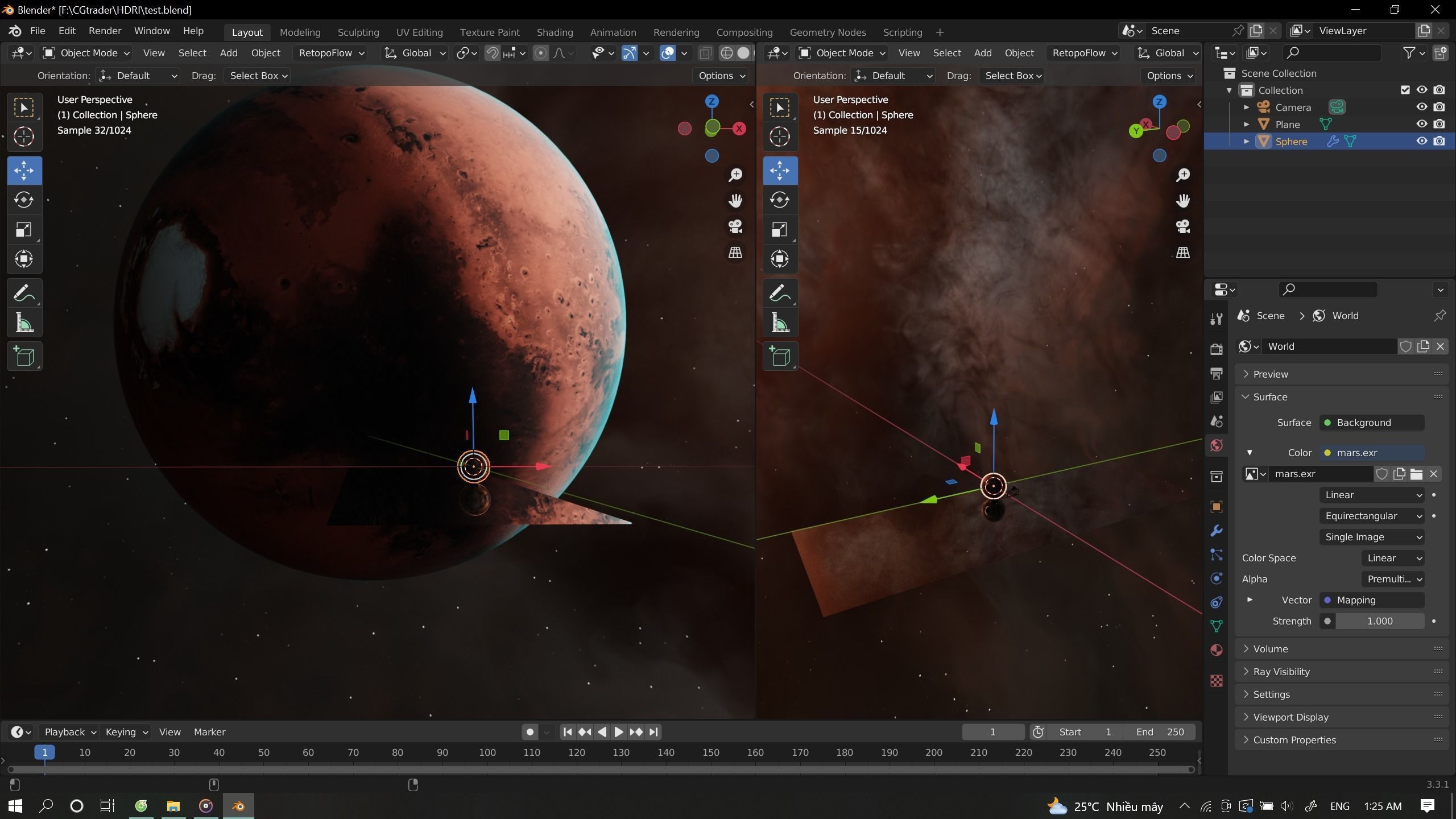 Space Environment HDRI  Low-poly 3D model_34