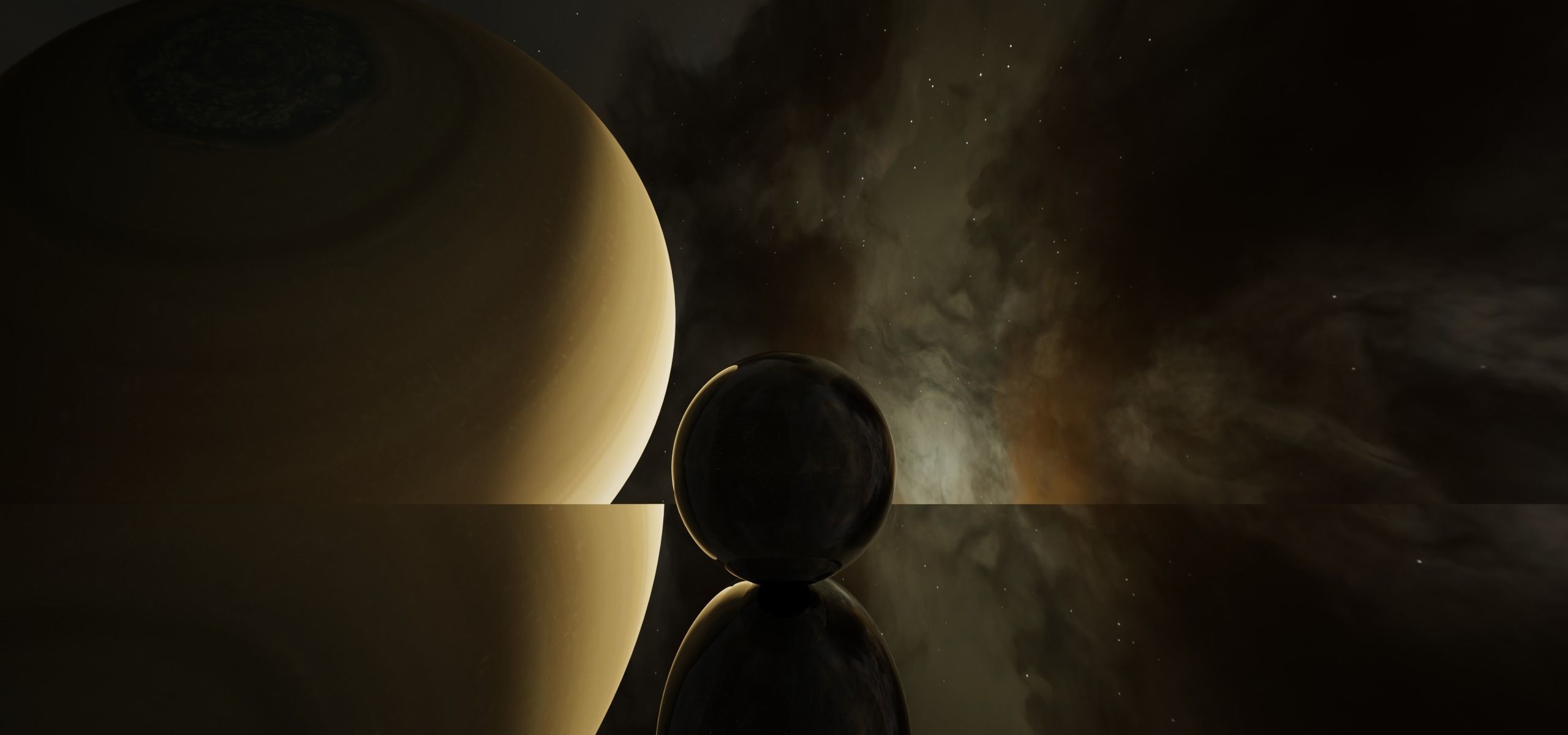 Space Environment HDRI  Low-poly 3D model_43
