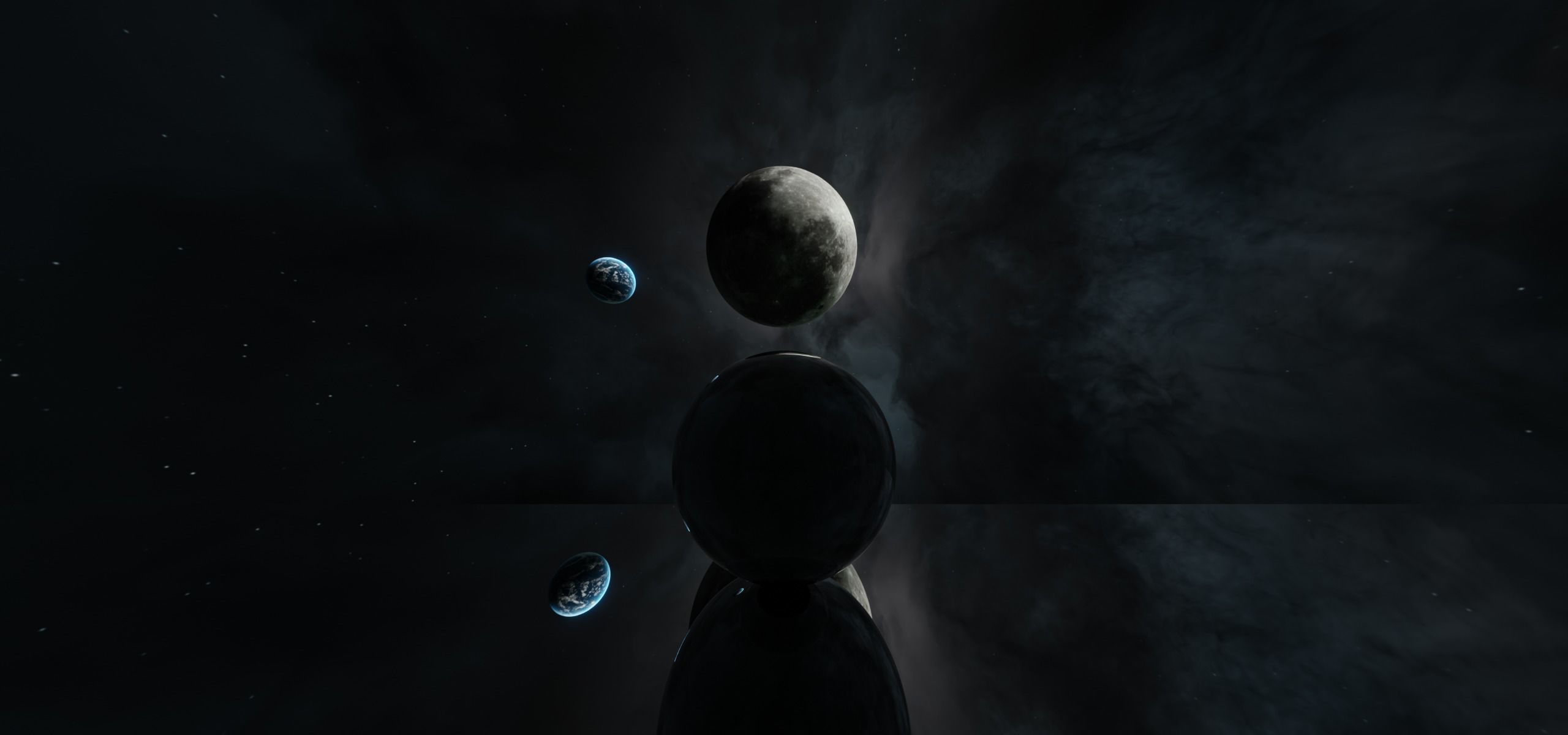 Space Environment HDRI  Low-poly 3D model_13