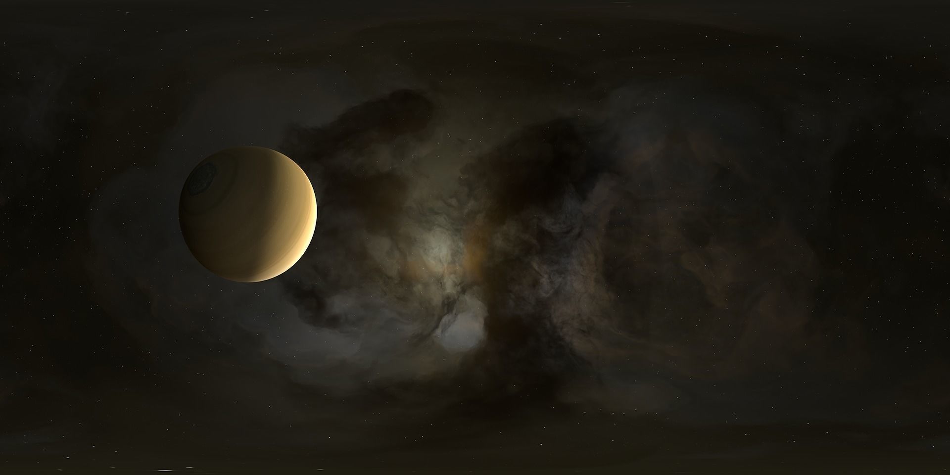 Space Environment HDRI  Low-poly 3D model_27