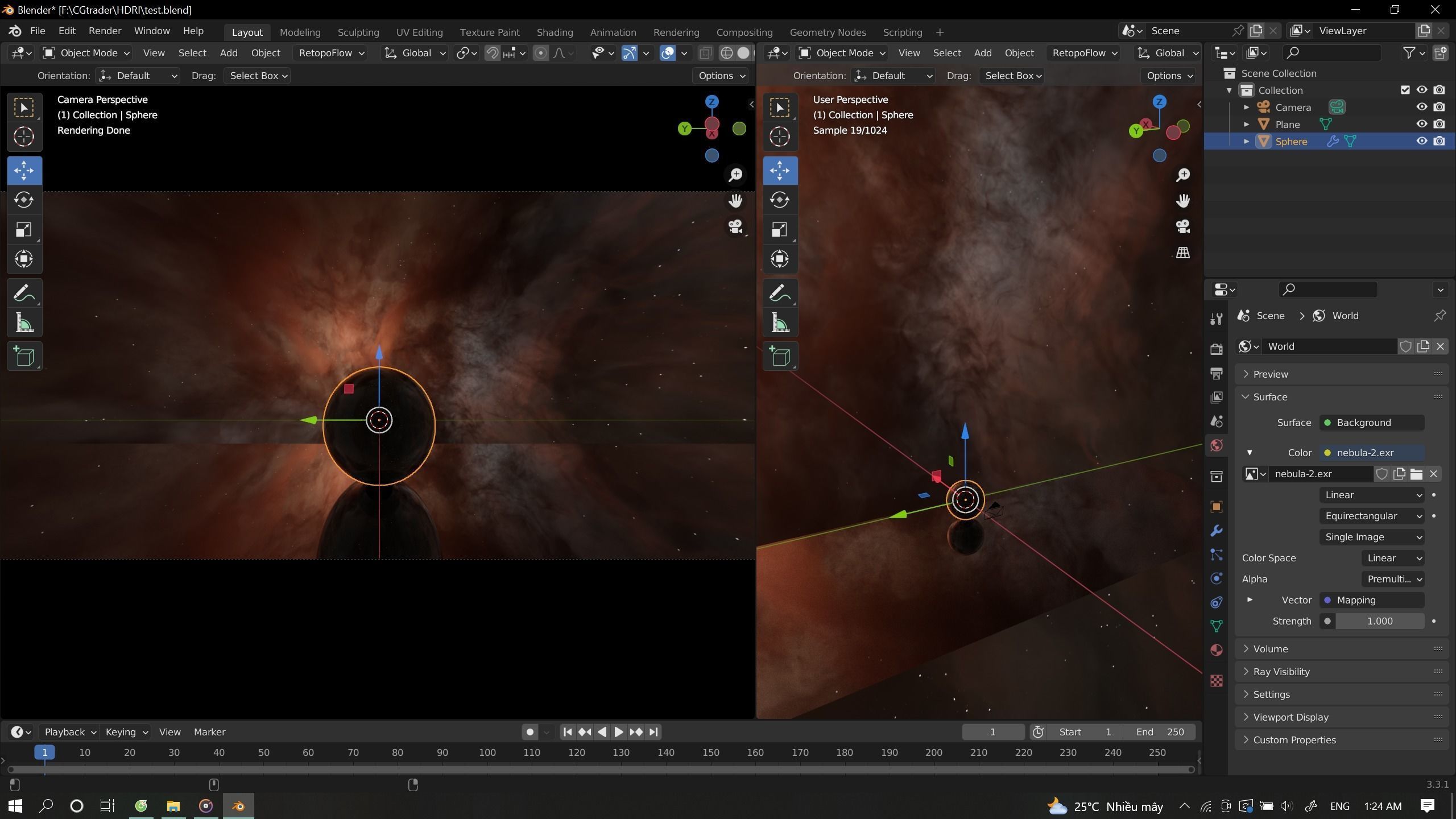 Space Environment HDRI  Low-poly 3D model_33