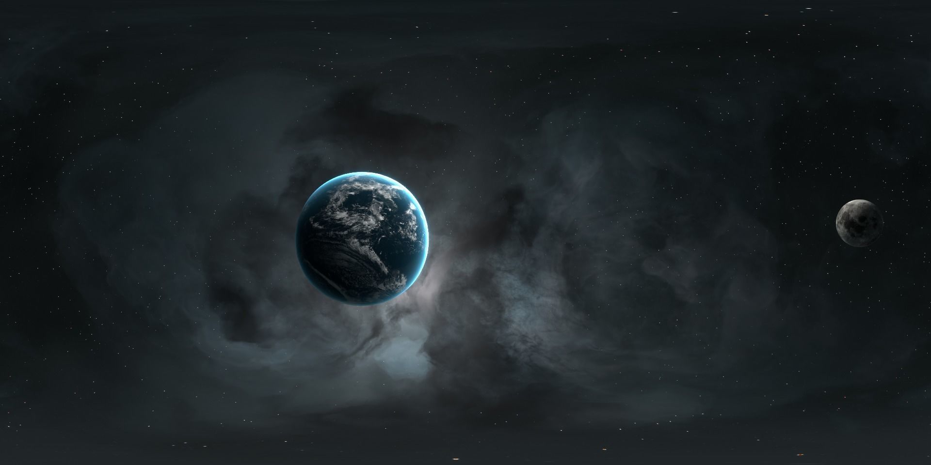 Space Environment HDRI  Low-poly 3D model_17