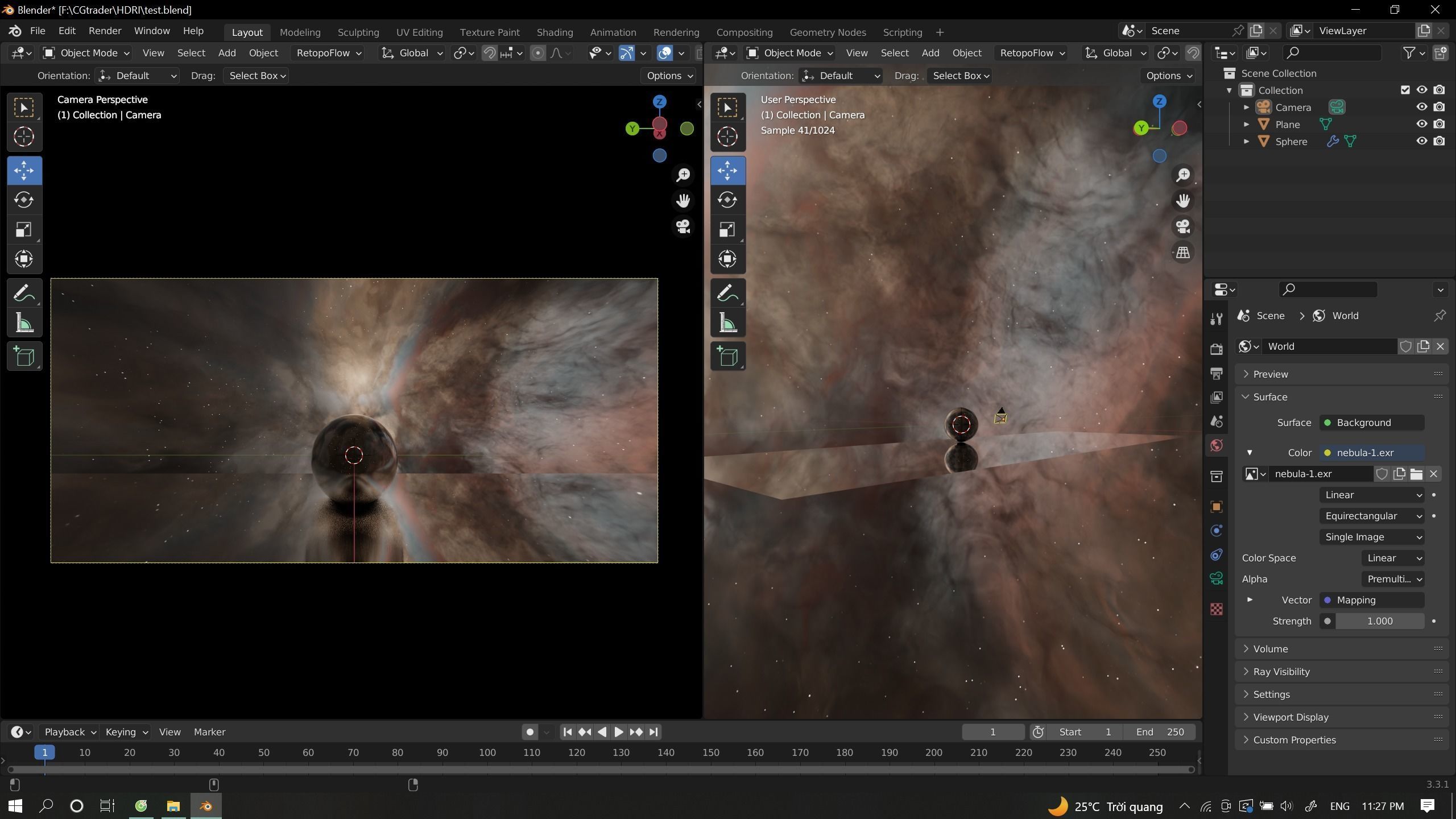 Space Environment HDRI  Low-poly 3D model_29