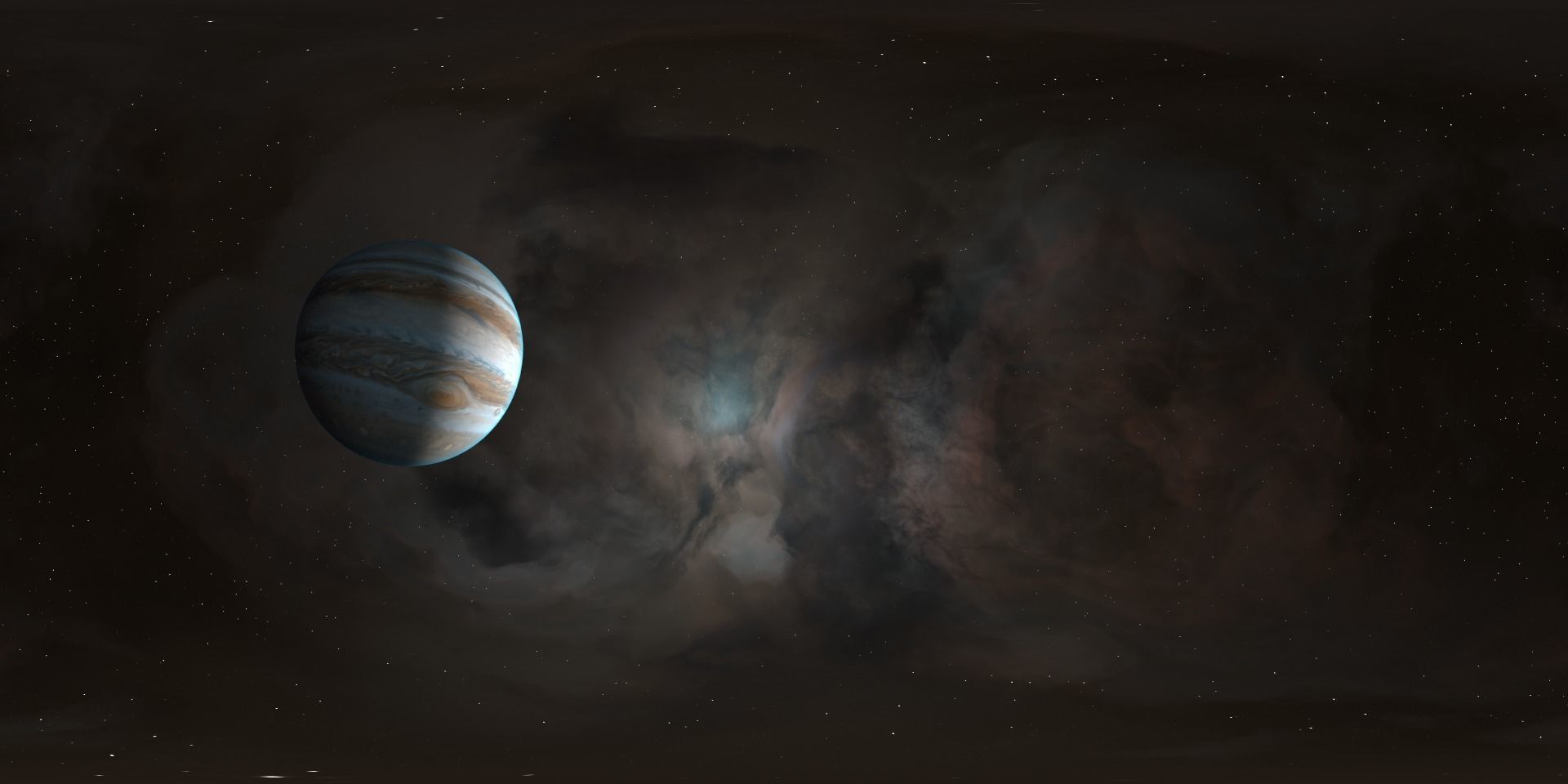 Space Environment HDRI  Low-poly 3D model_21