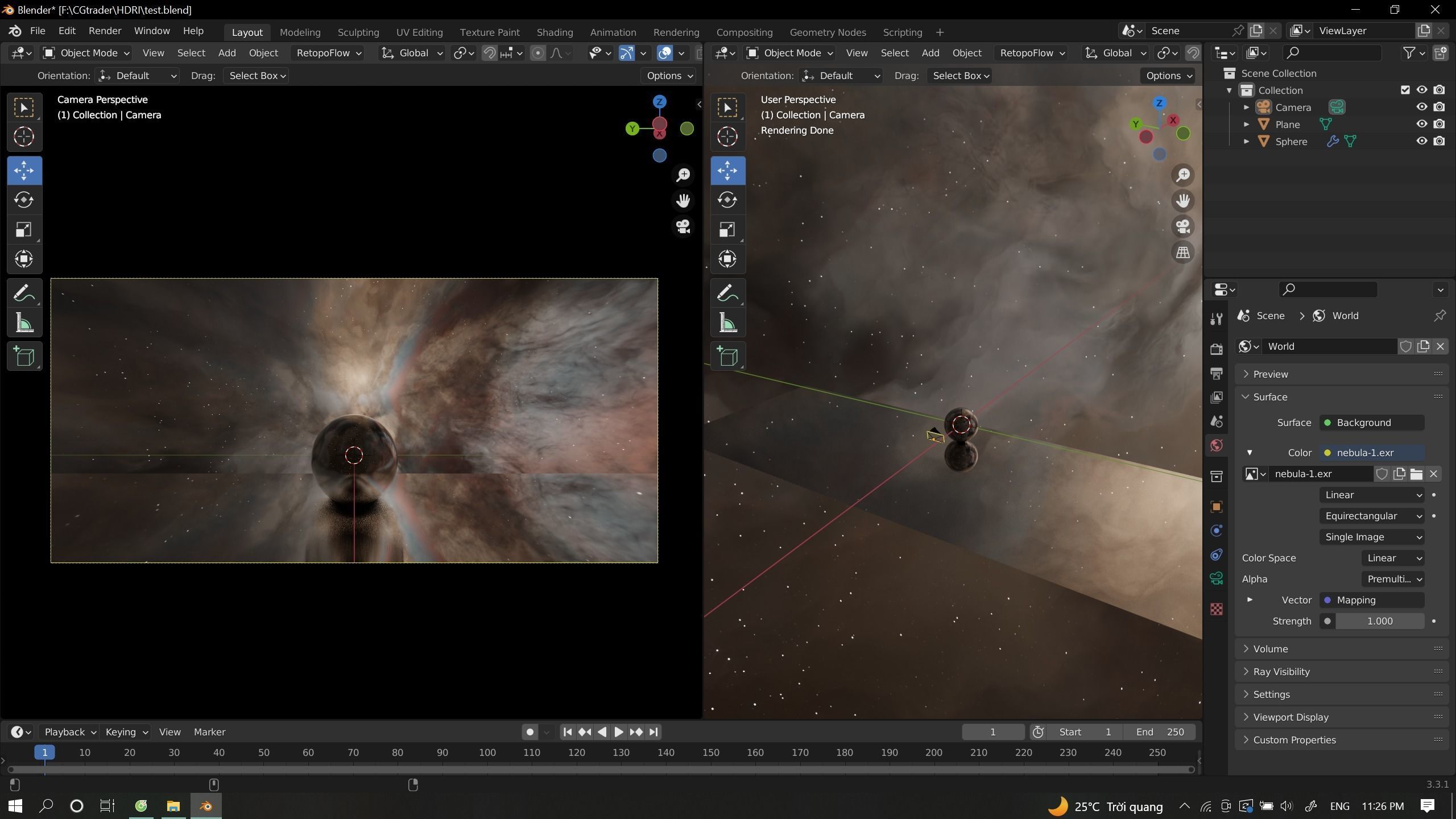 Space Environment HDRI  Low-poly 3D model_30