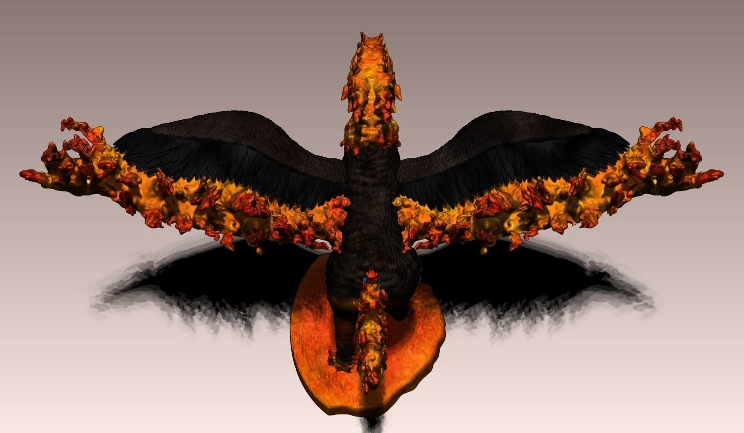 The SoulFire fire horse 3D model_4