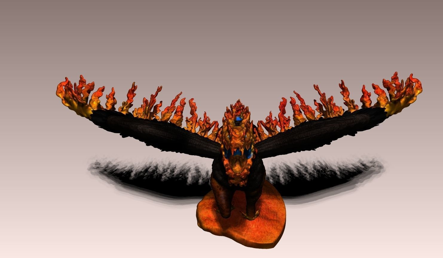 The SoulFire fire horse 3D model_5