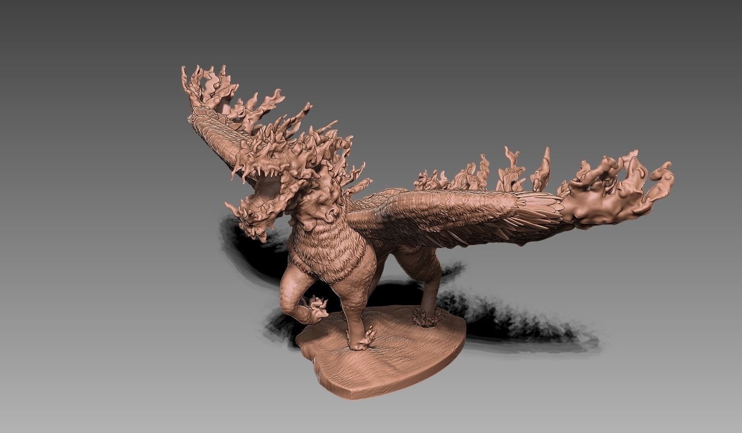 The SoulFire fire horse 3D model_2