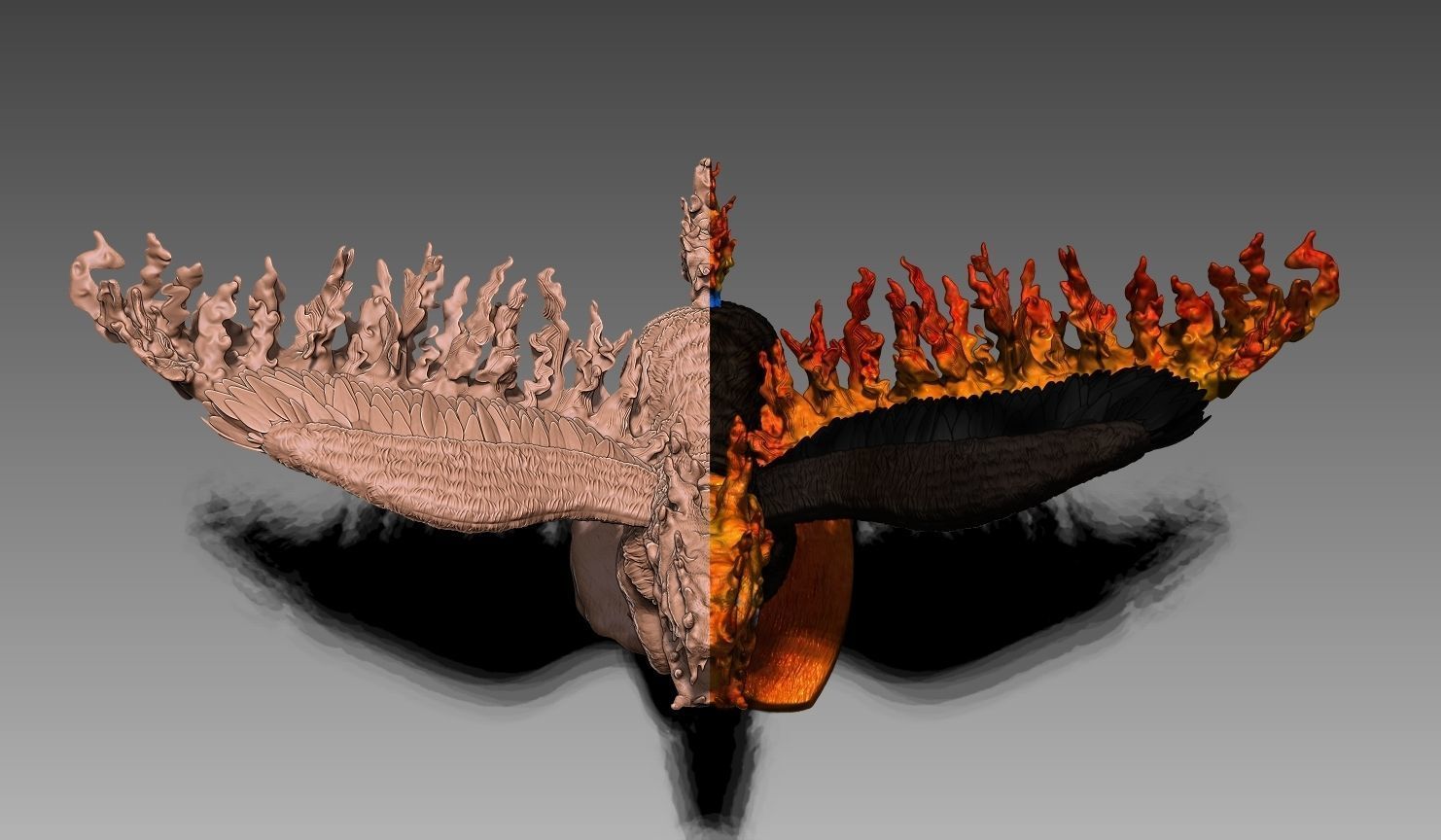 The SoulFire fire horse 3D model_1