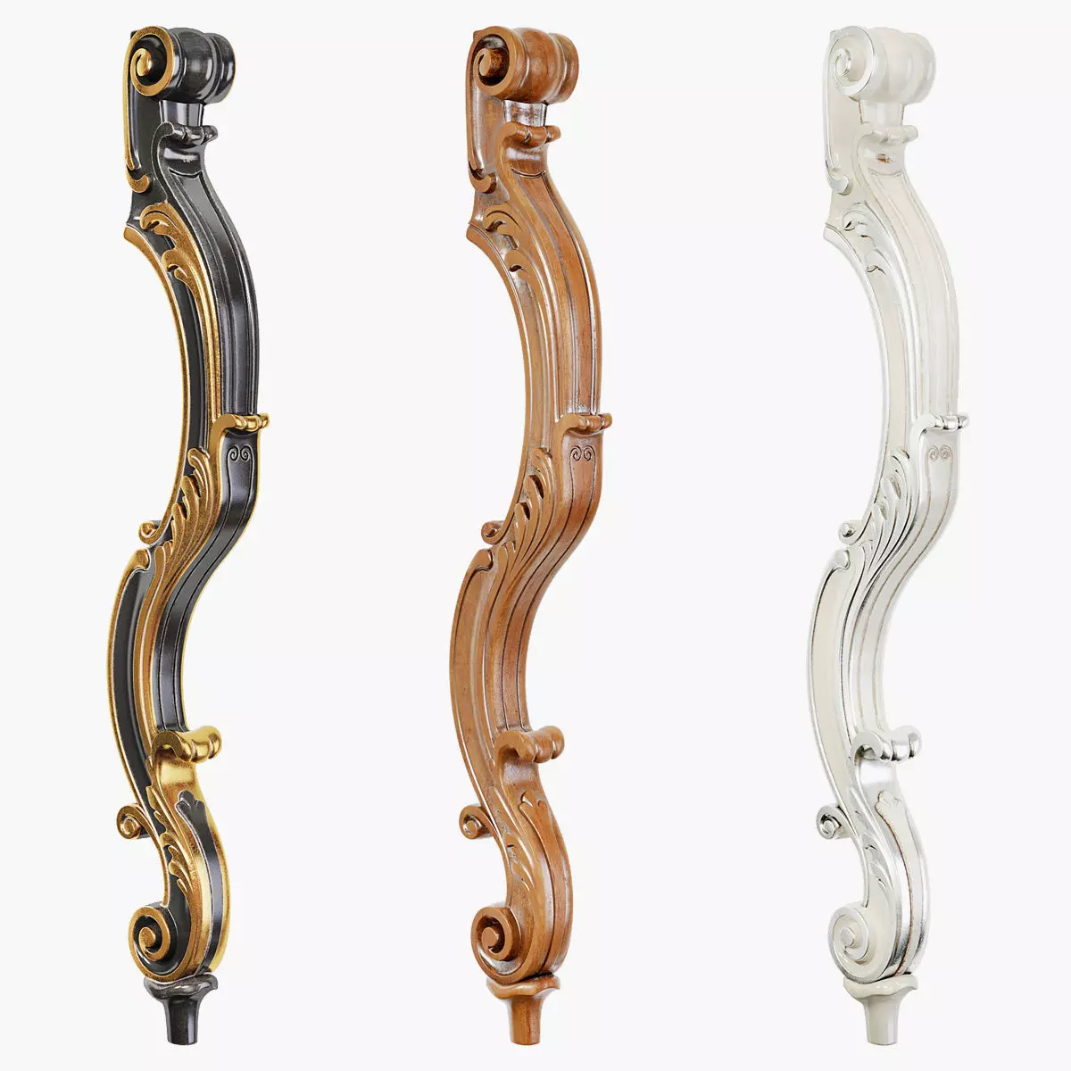 Classic leg 047 3D model_0