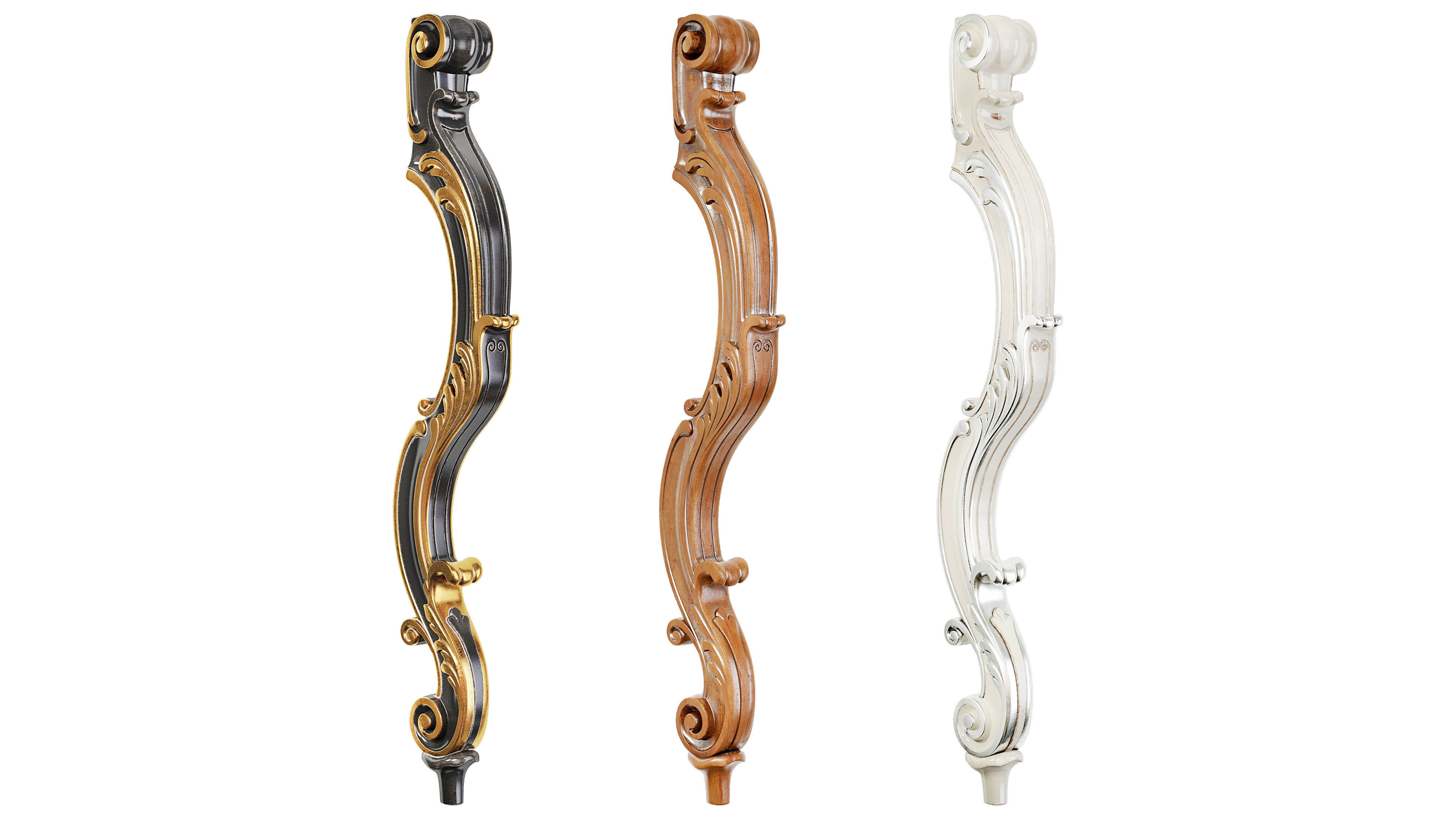 Classic leg 047 3D model_6