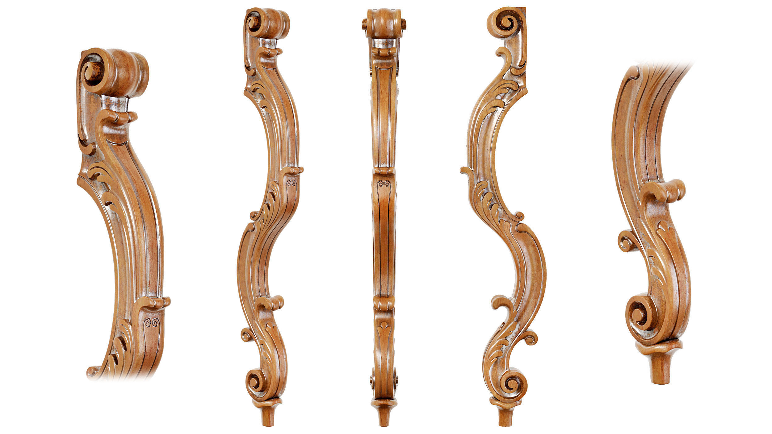 Classic leg 047 3D model_2