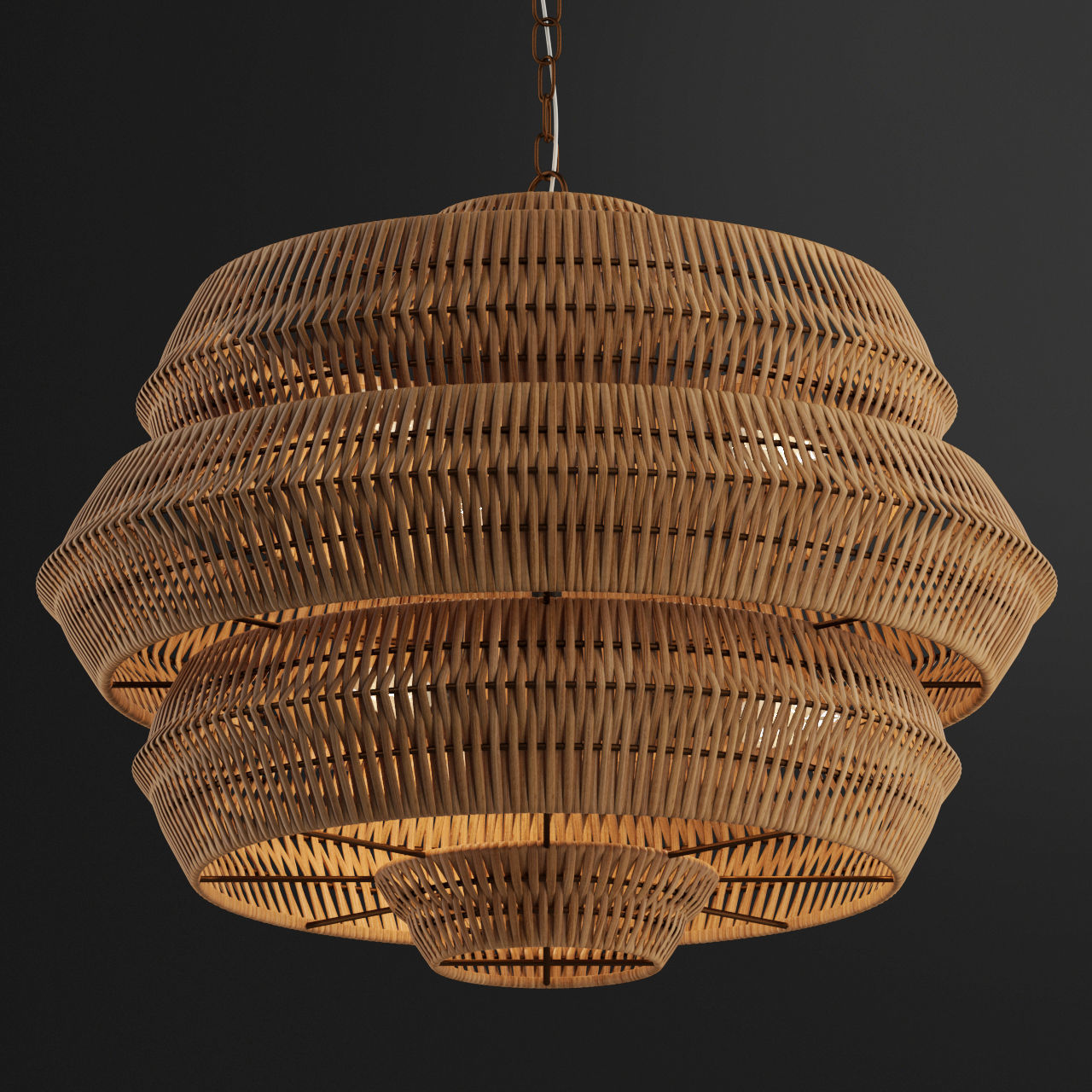 Antibes Chandelier 3D model_1