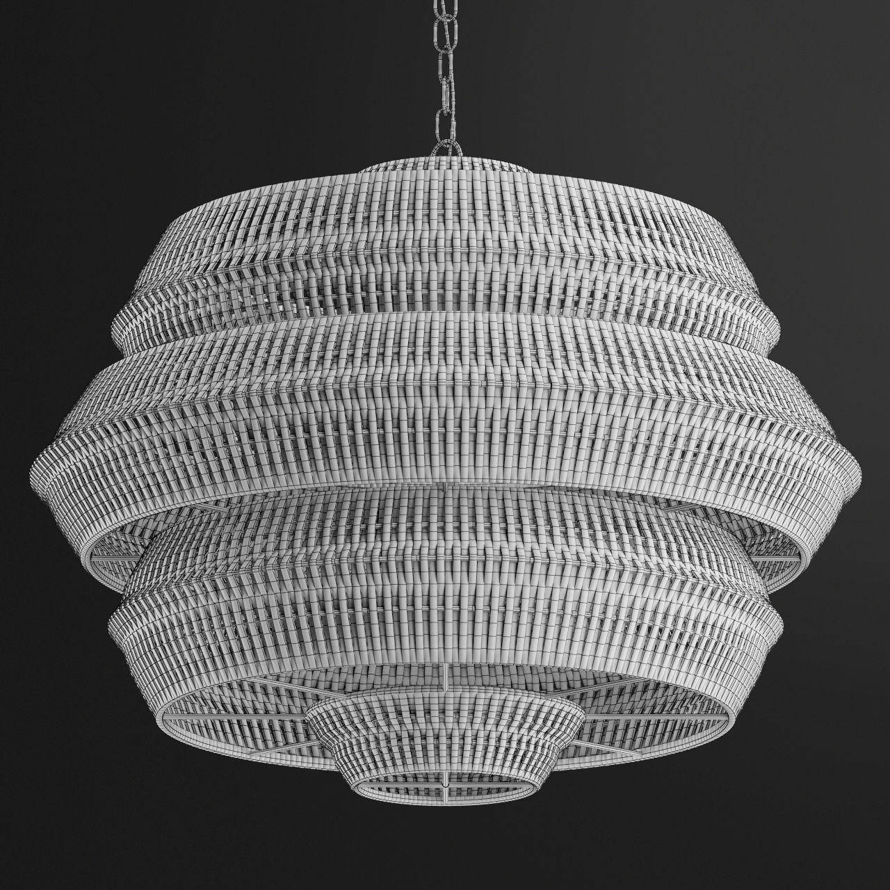 Antibes Chandelier 3D model_2