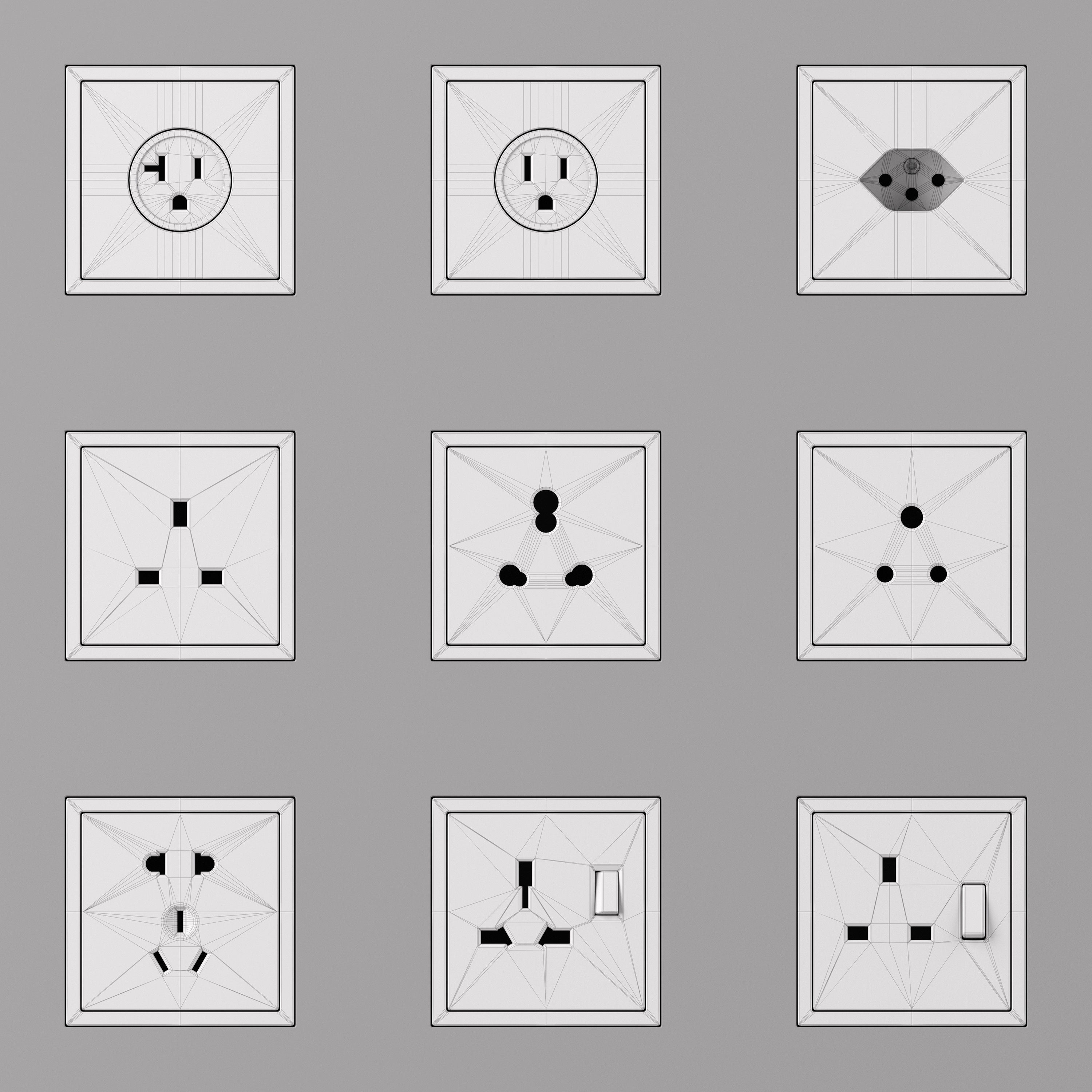 Jung LS ZERO  FULL Collection 217 items 3D model_47