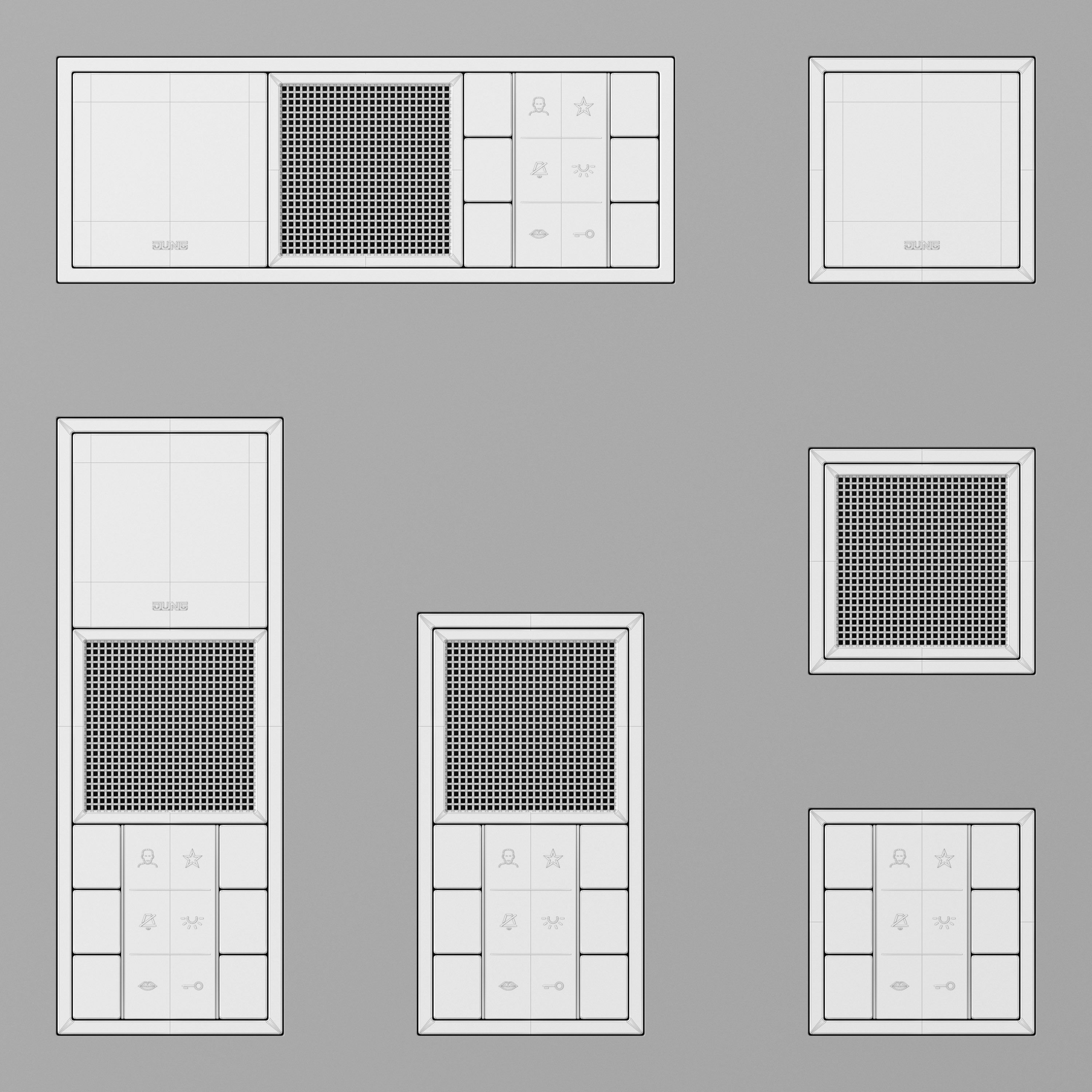 Jung LS ZERO  FULL Collection 217 items 3D model_38