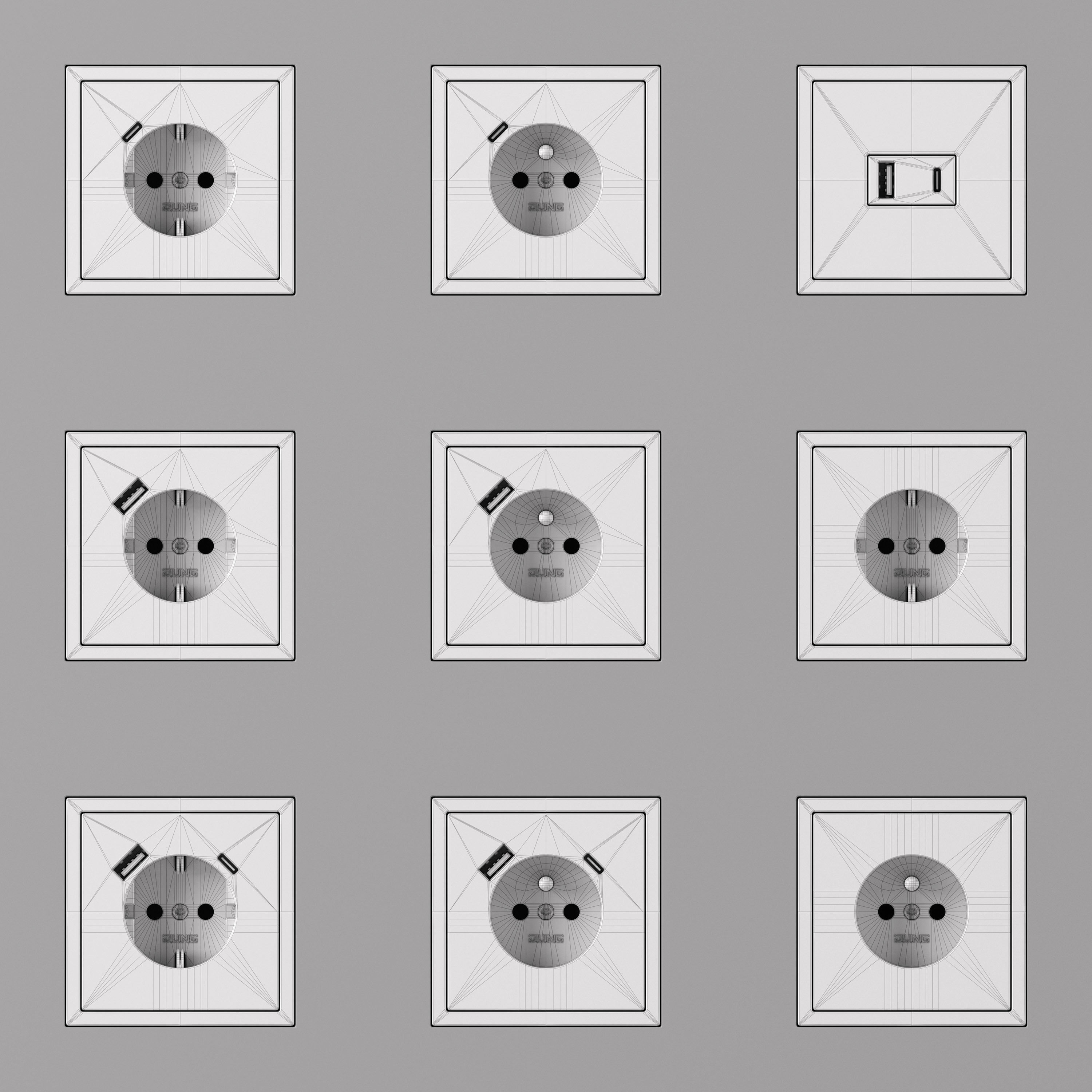 Jung LS ZERO  FULL Collection 217 items 3D model_49