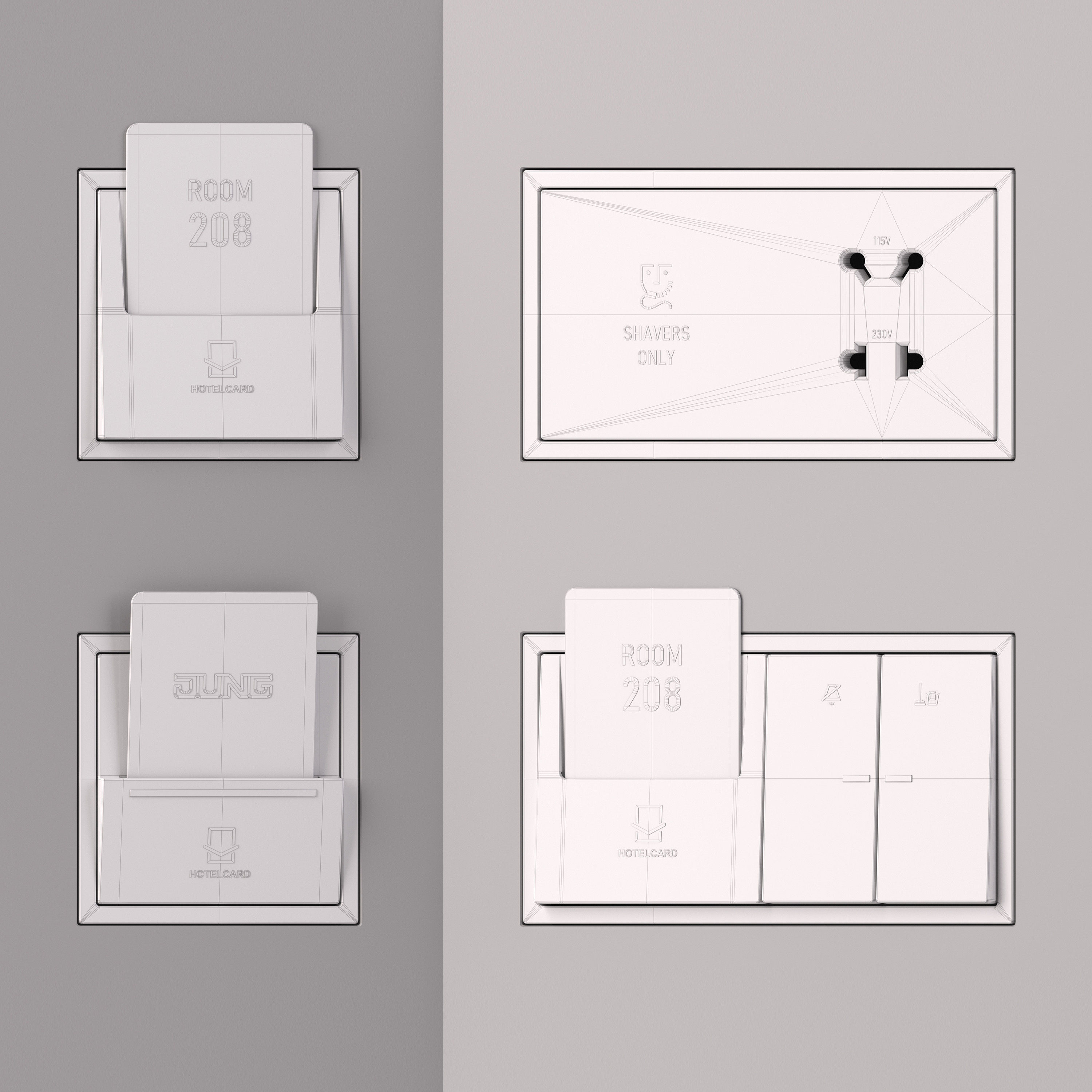 Jung LS ZERO  FULL Collection 217 items 3D model_34