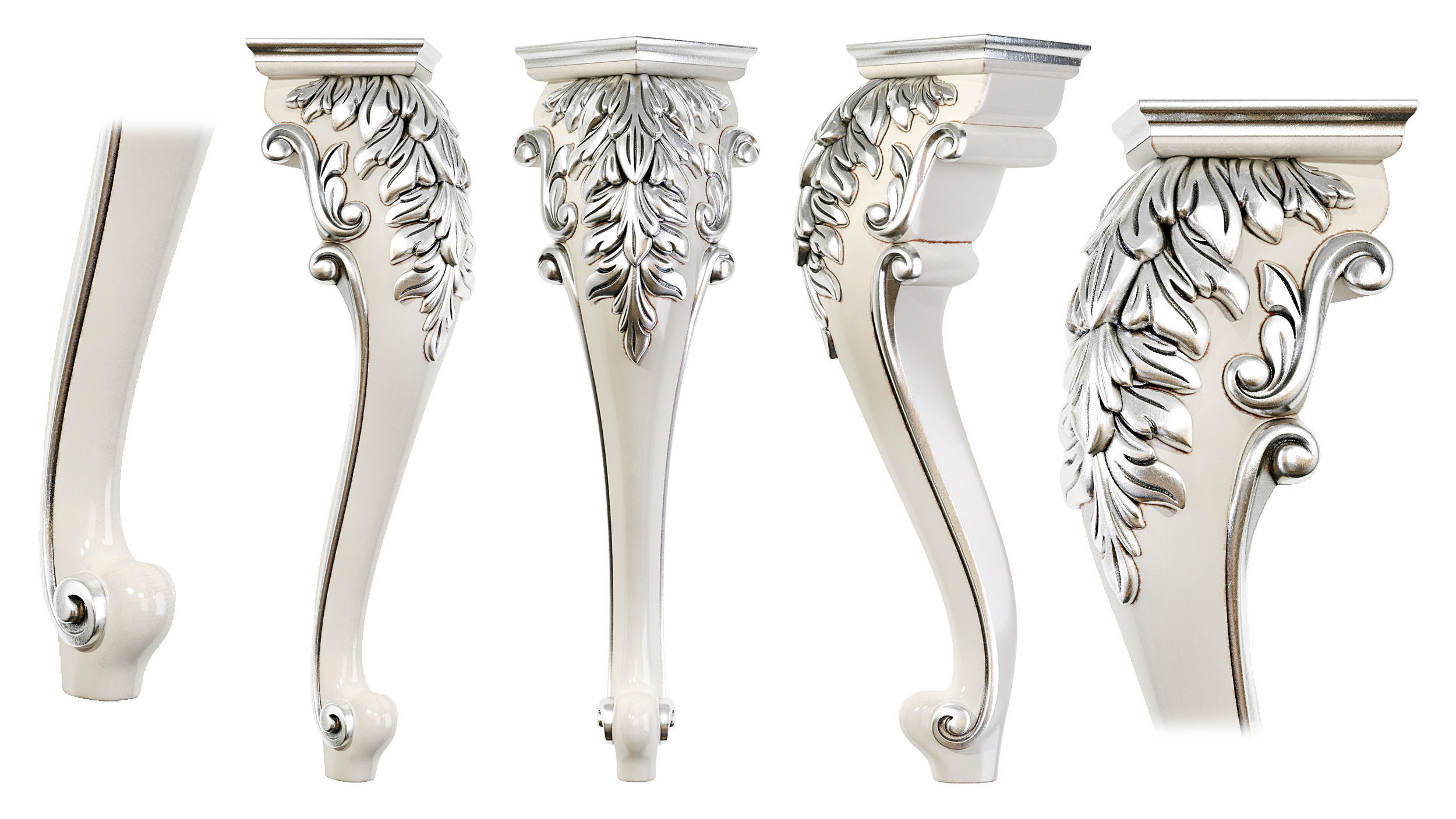 Classic leg 048 3D model_3