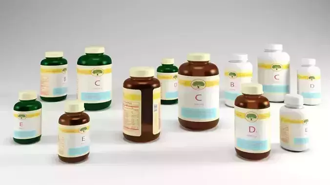 Vitamin Bottles