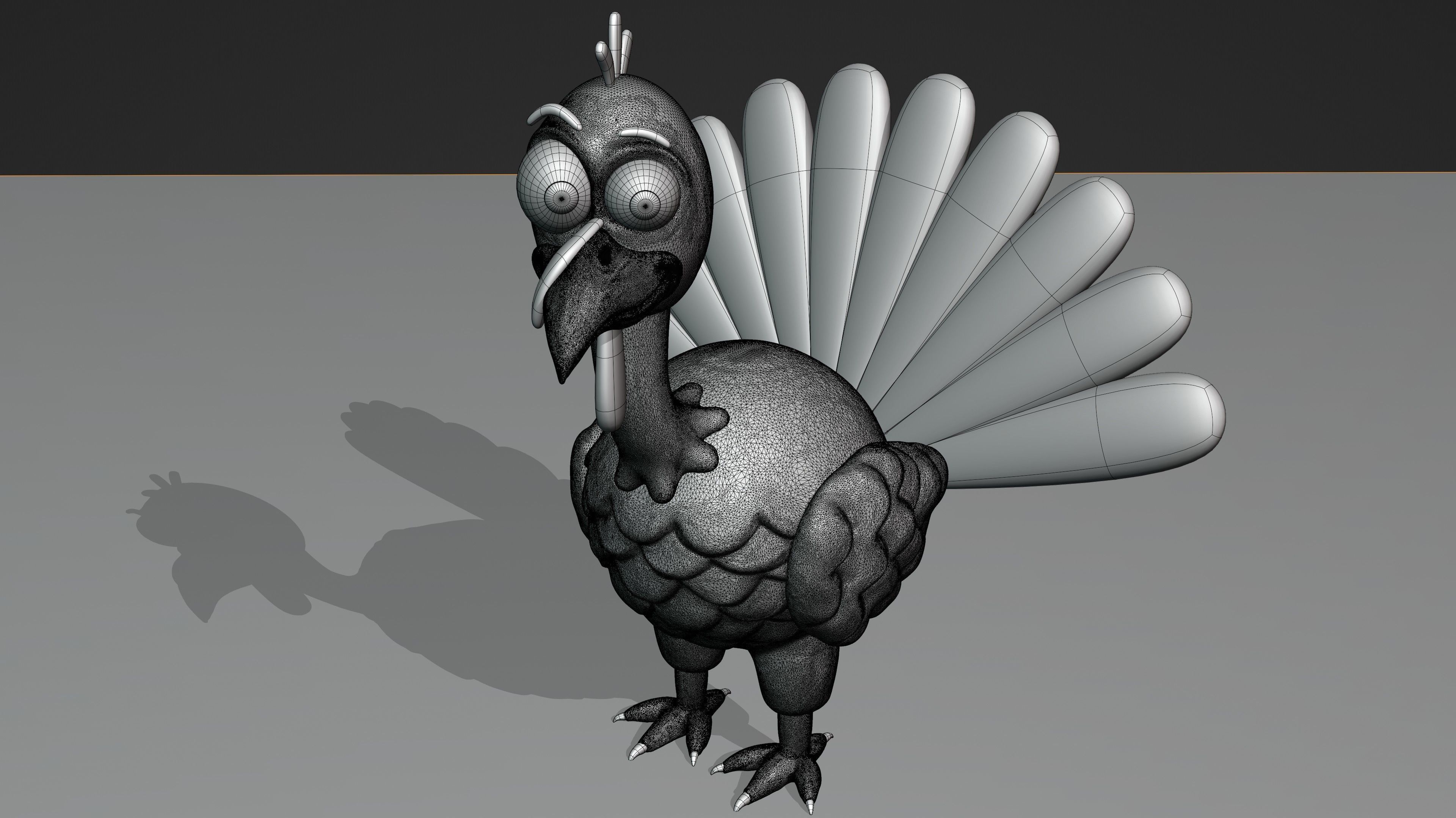 Thanksgiving Turkey 3D model_15