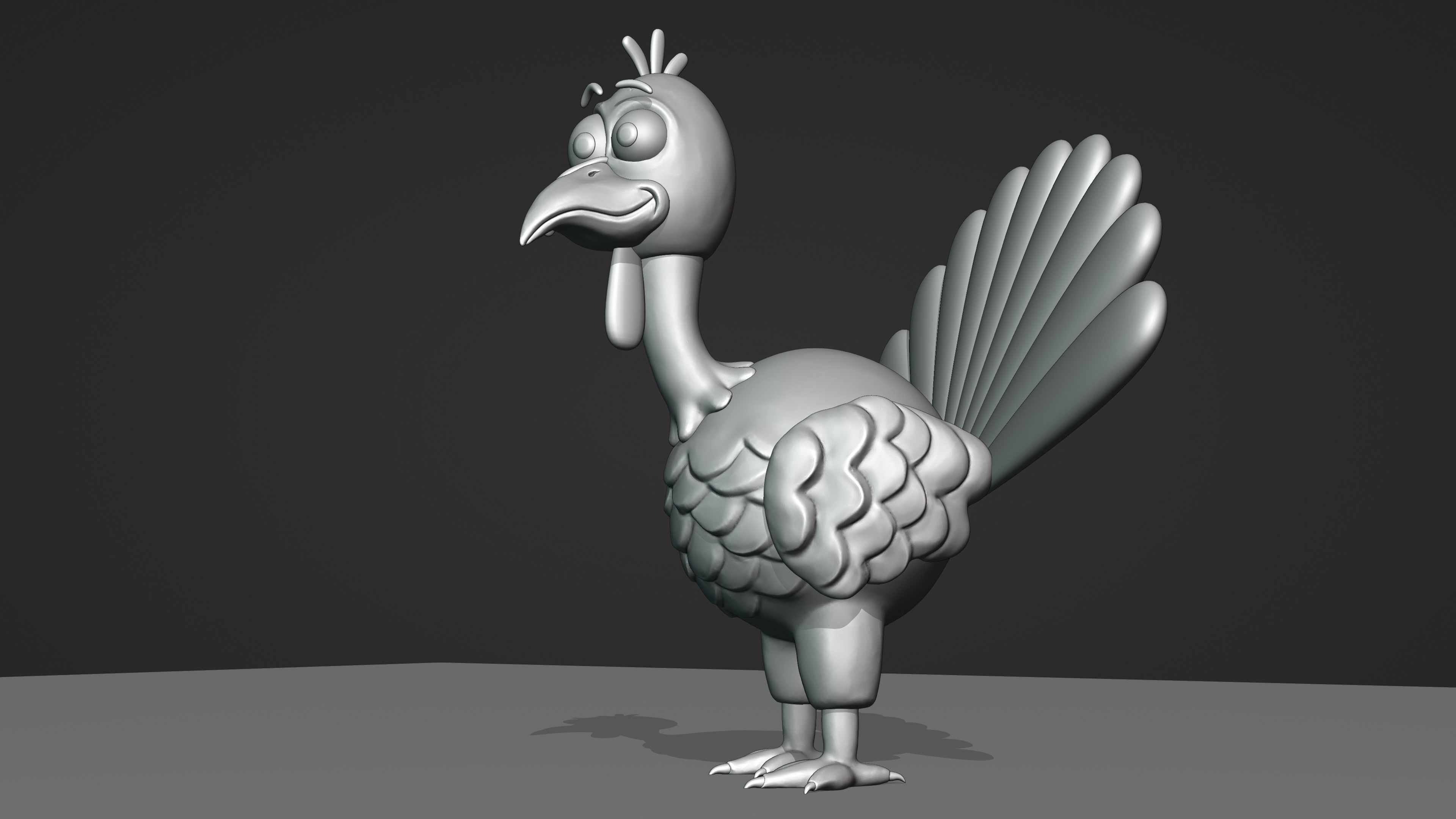 Thanksgiving Turkey 3D model_10