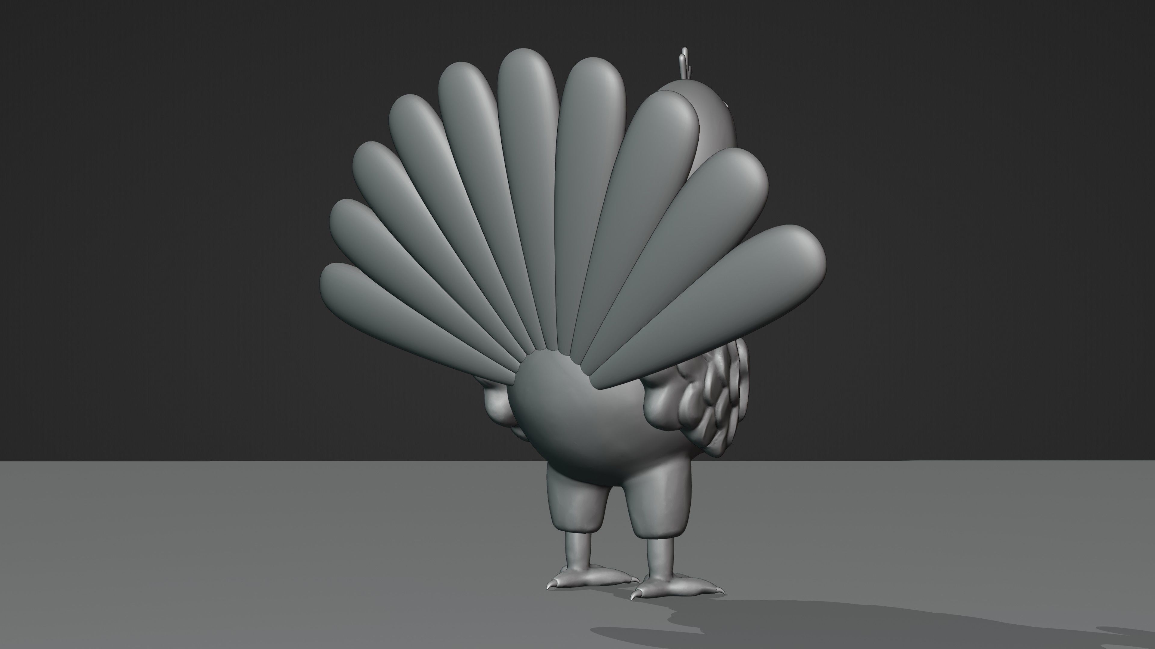 Thanksgiving Turkey 3D model_13