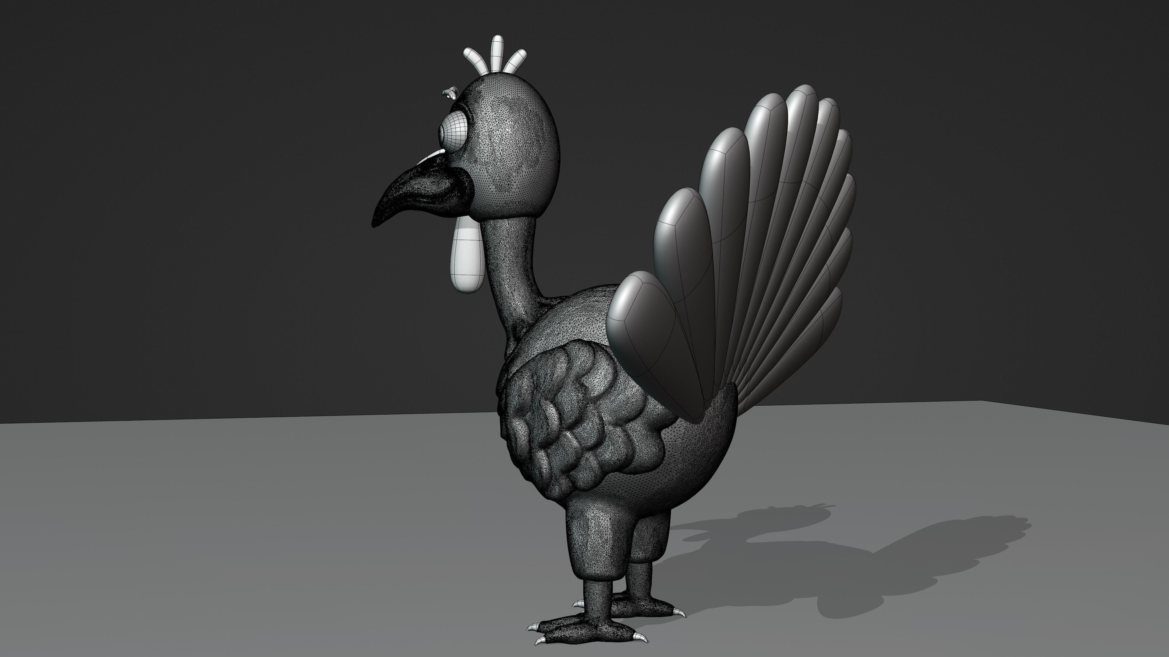 Thanksgiving Turkey 3D model_20