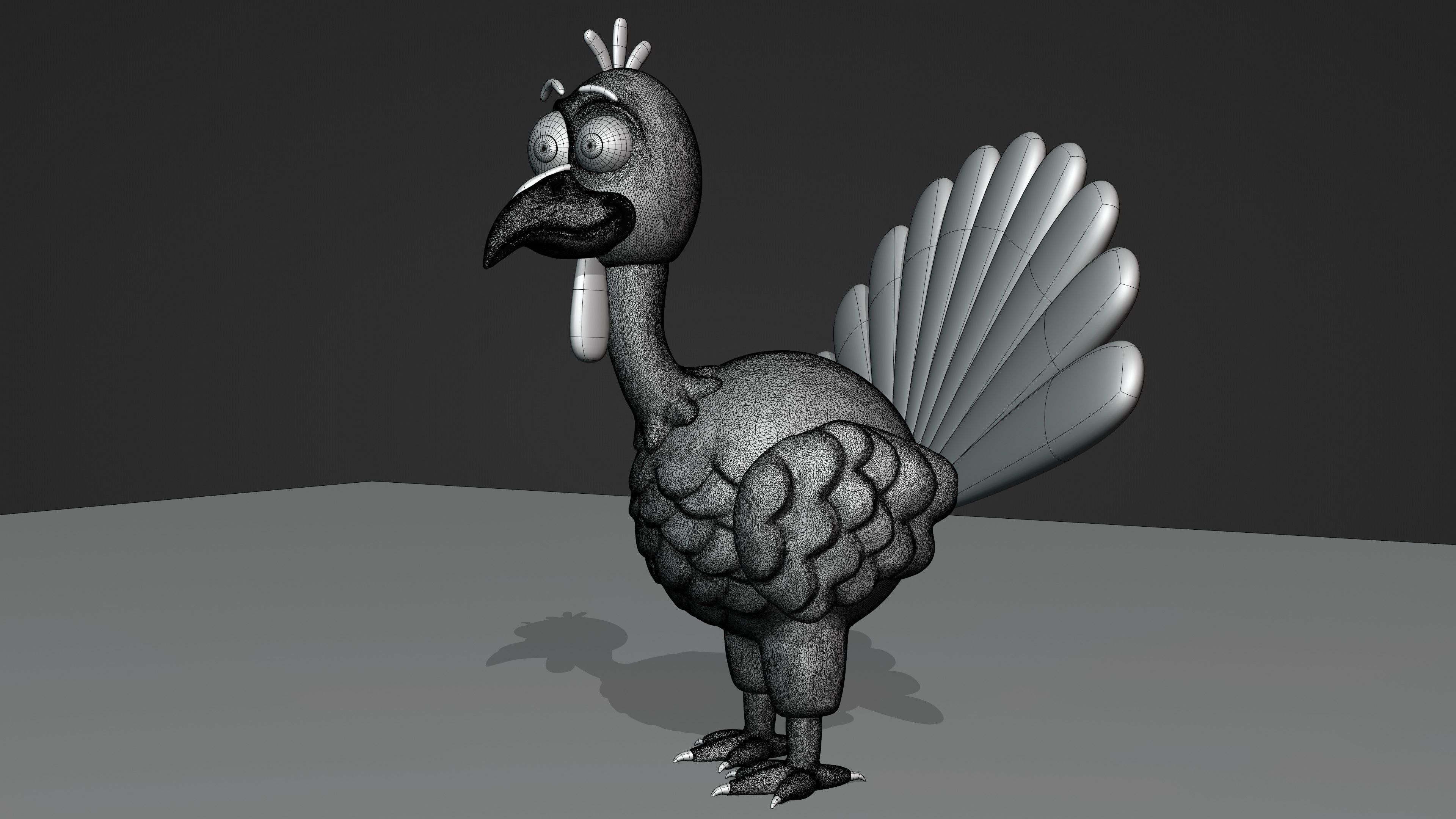 Thanksgiving Turkey 3D model_19