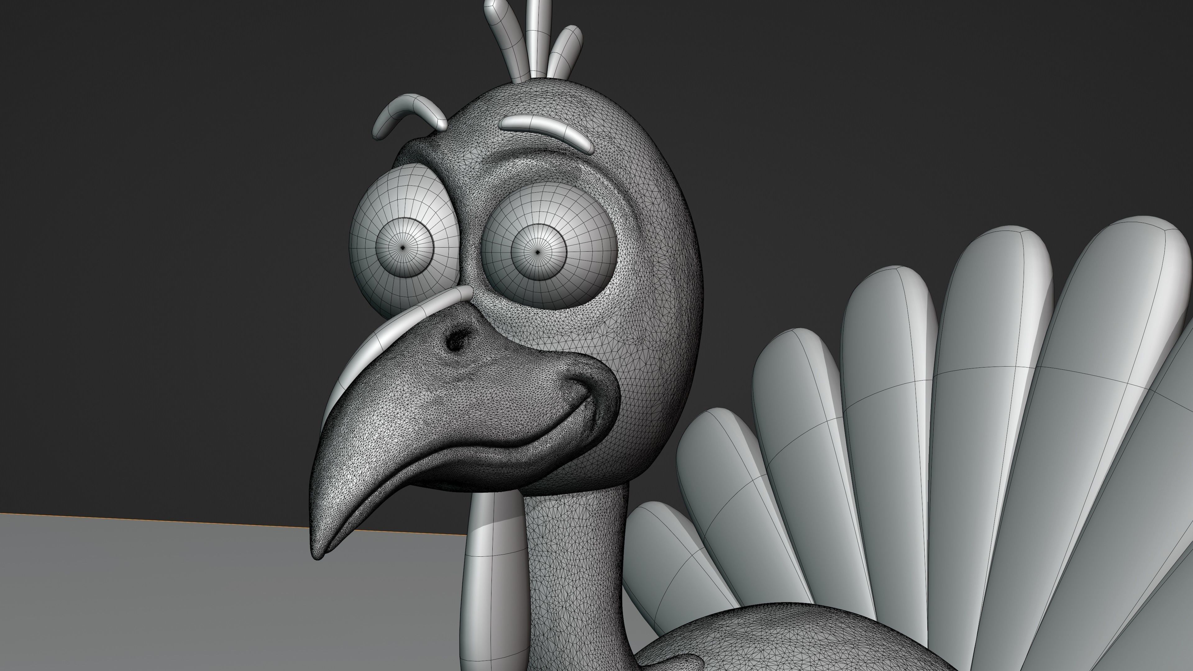Thanksgiving Turkey 3D model_17