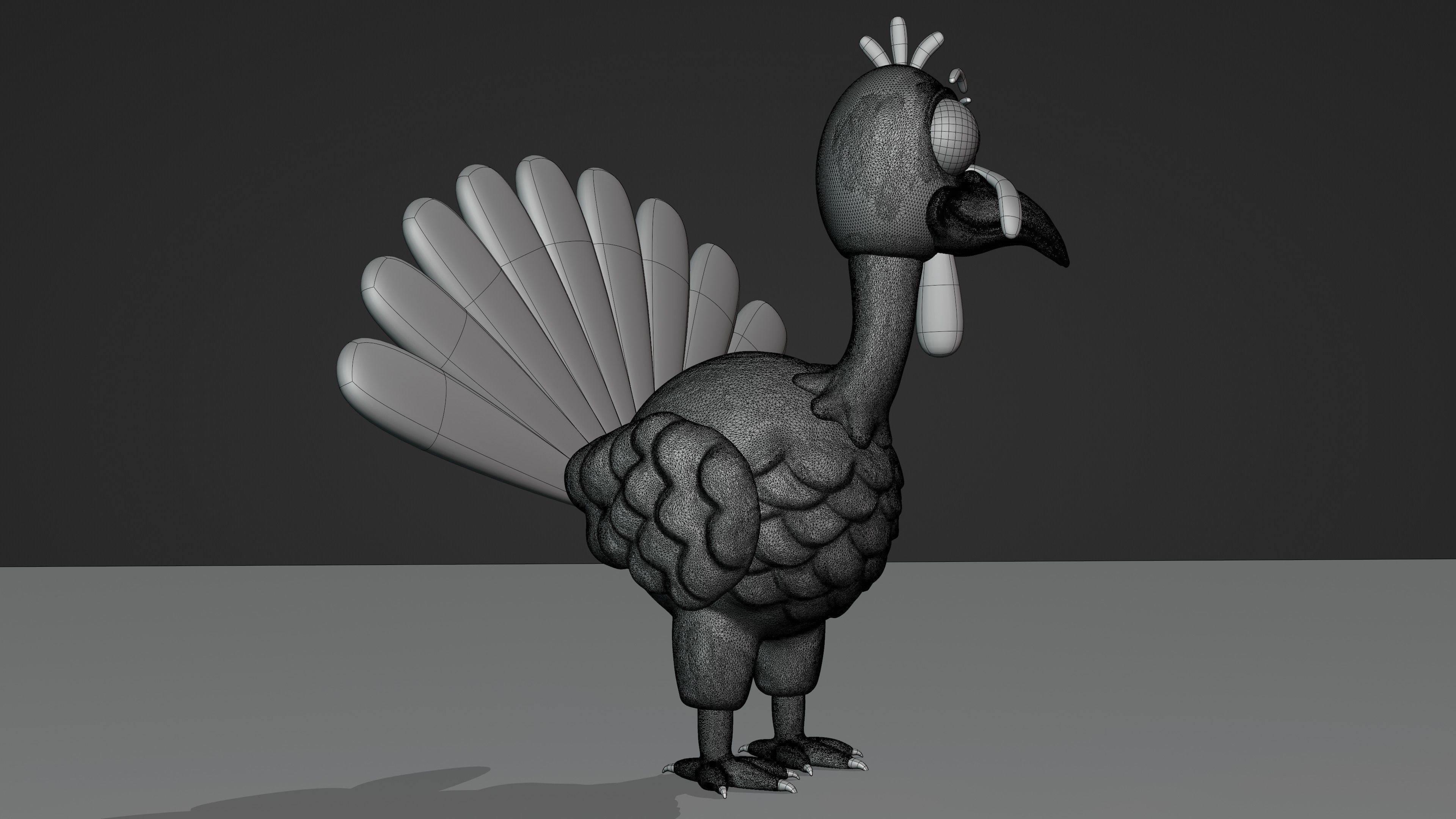 Thanksgiving Turkey 3D model_18