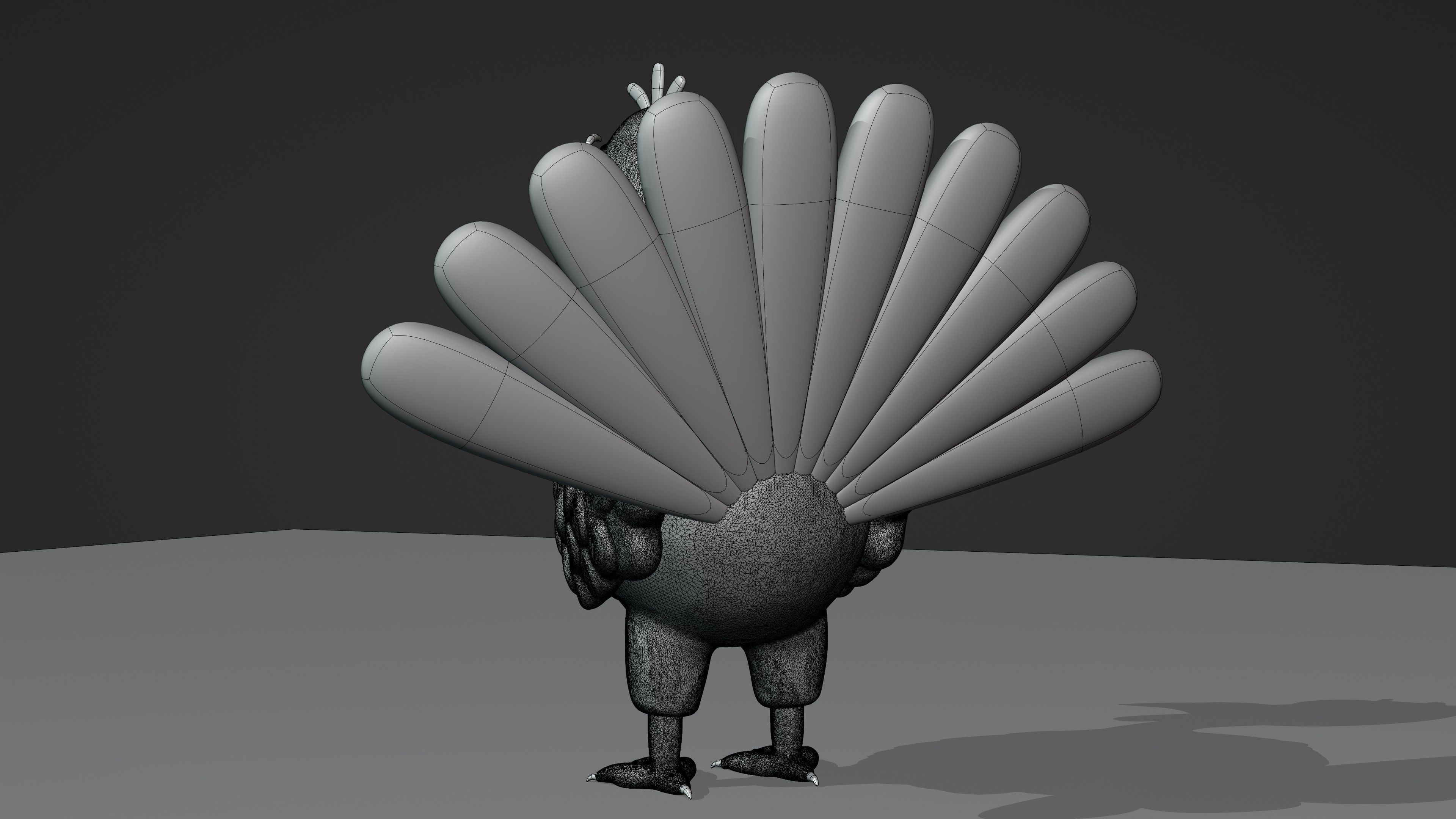 Thanksgiving Turkey 3D model_21