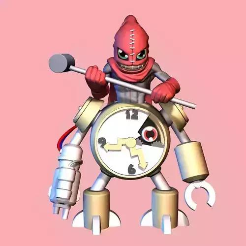 Digimon Clockmon Fan Art 3D print model