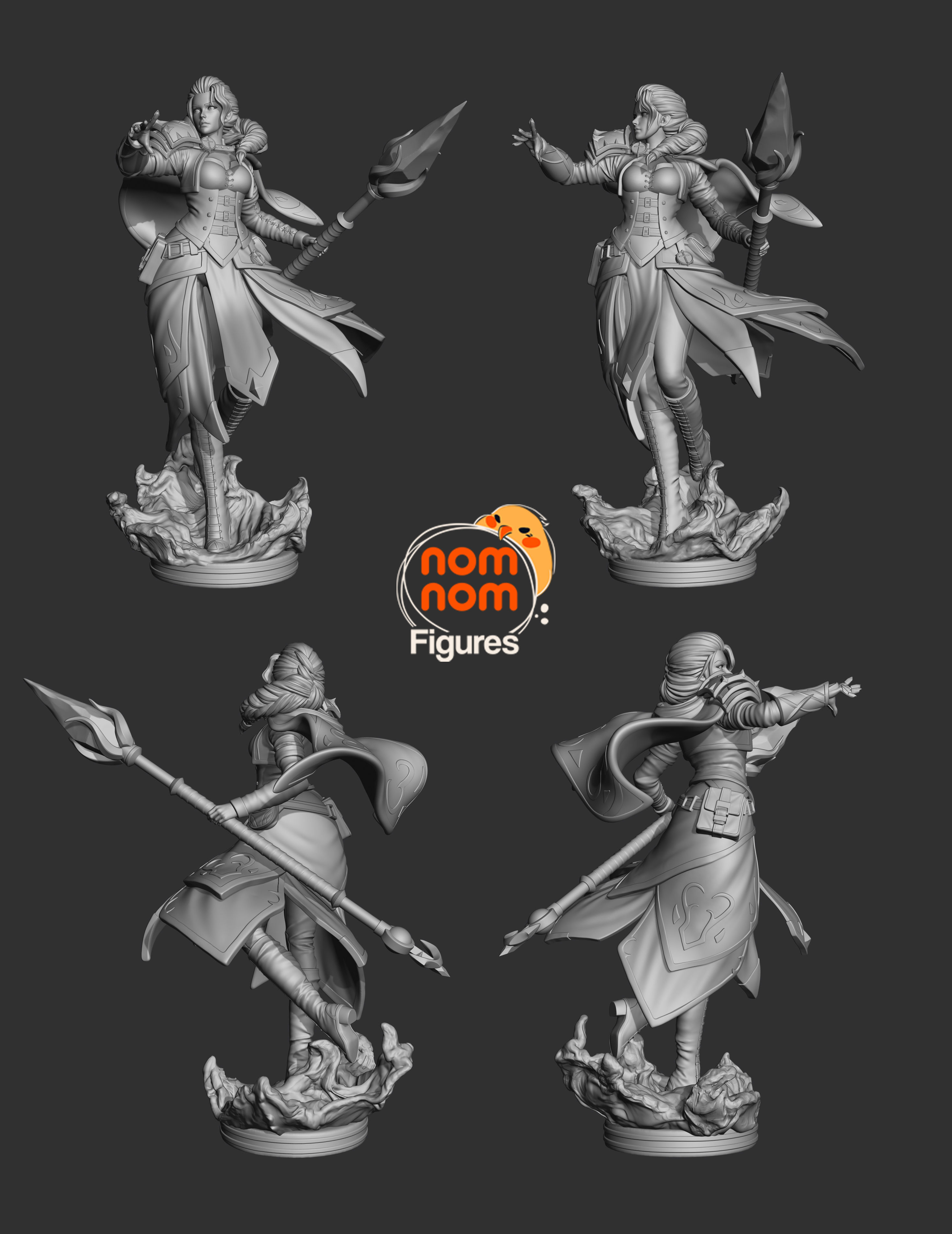 Jaina Proudmoore - World of Warcraft 3D print model_3