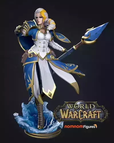 Jaina Proudmoore - World of Warcraft 3D print model