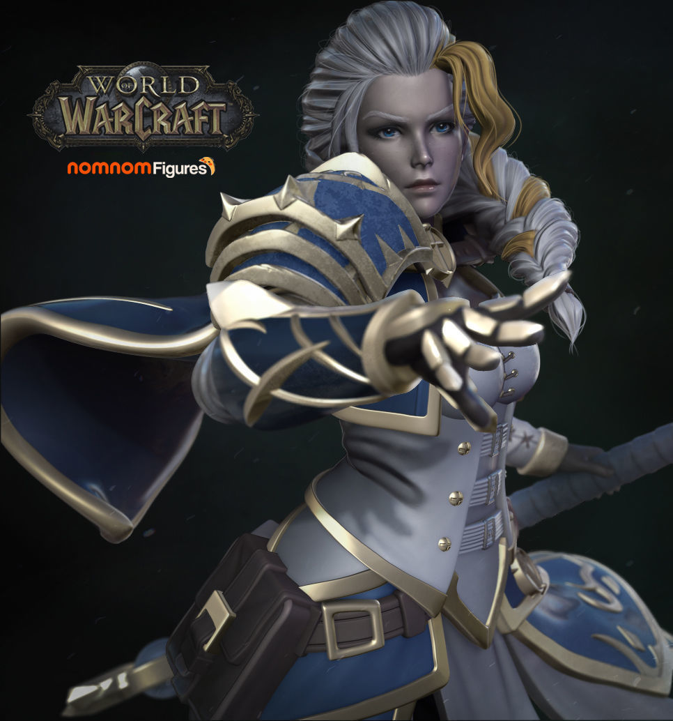 Jaina Proudmoore - World of Warcraft 3D print model_1