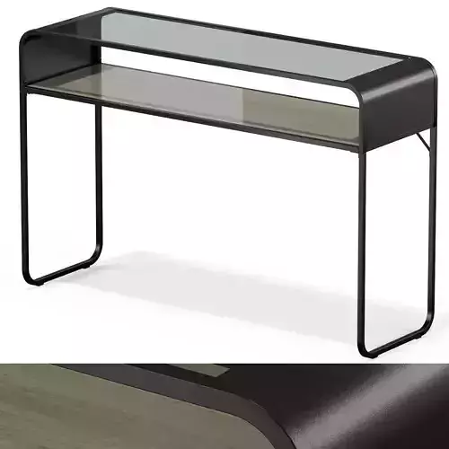 Curved Metal Frame Rectangle 3D model