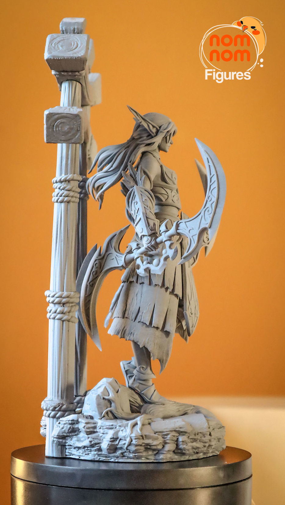 Tyrande Whisperwind - World of Warcraft 3D print model_7