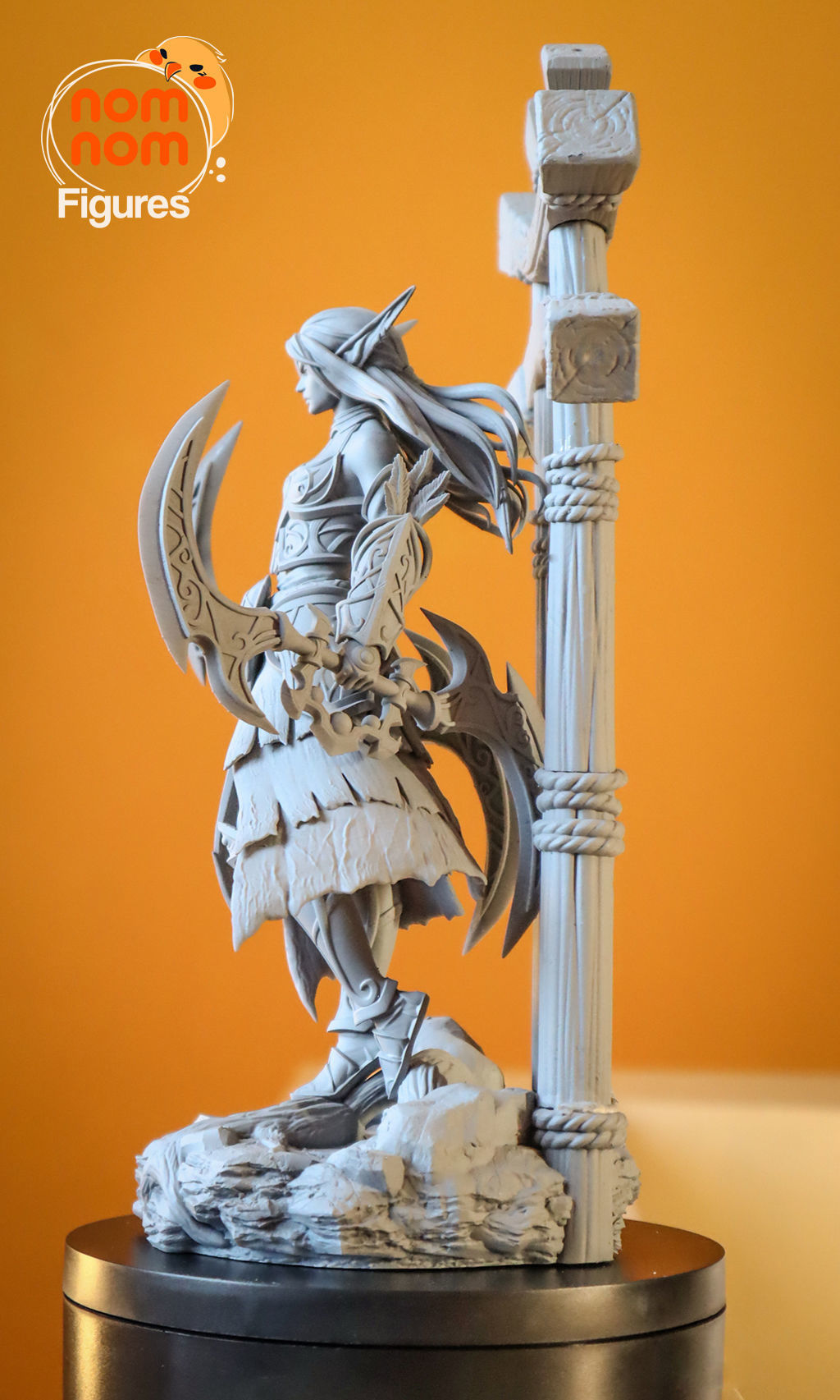 Tyrande Whisperwind - World of Warcraft 3D print model_5