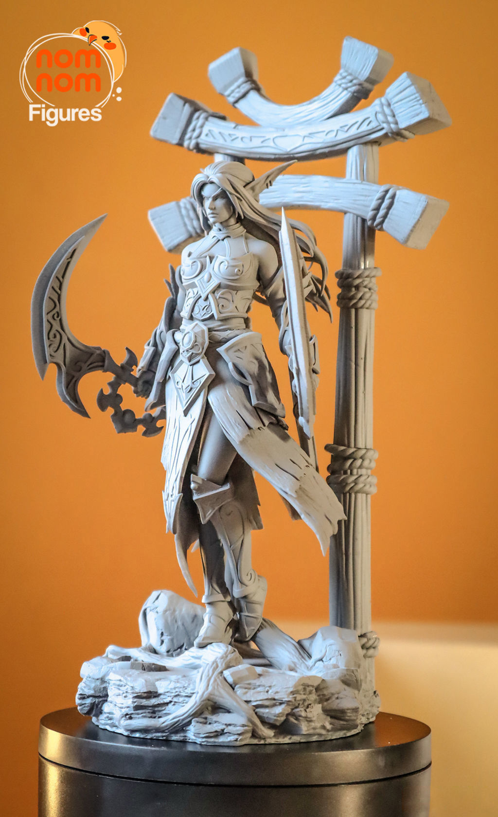 Tyrande Whisperwind - World of Warcraft 3D print model_3