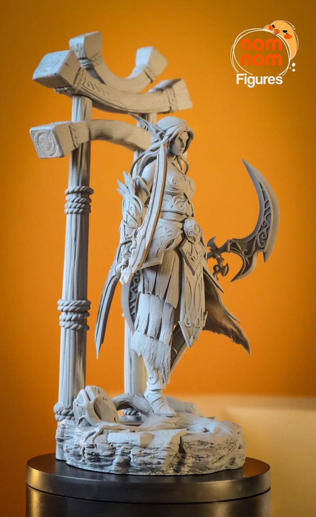Tyrande Whisperwind - World of Warcraft 3D print model_8