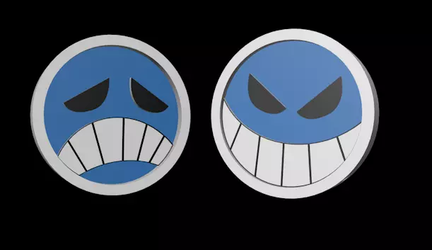 Portgace D Ace Hat pieces 3D print model_0