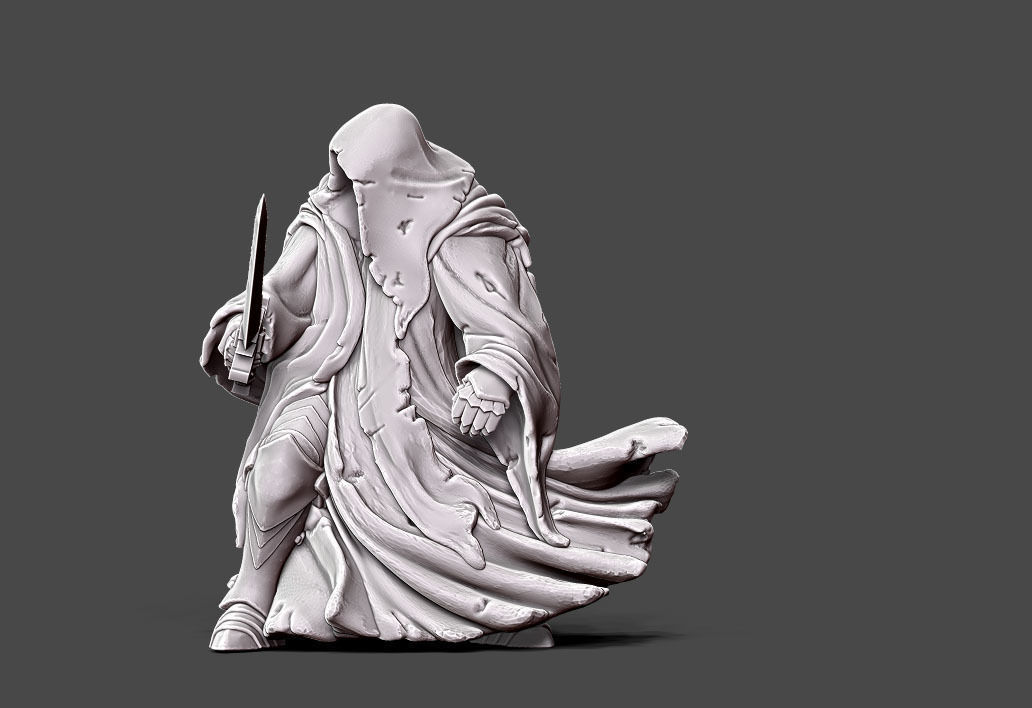 Wraith 2 - 35 mm scale 3D print model_2