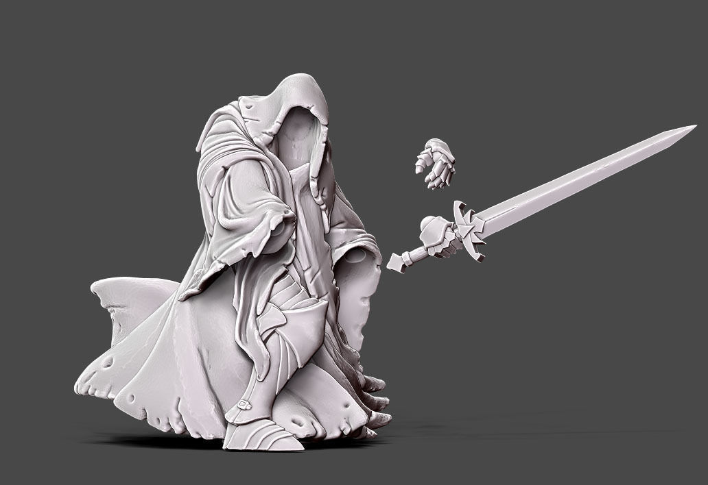 Wraith 2 - 35 mm scale 3D print model_5