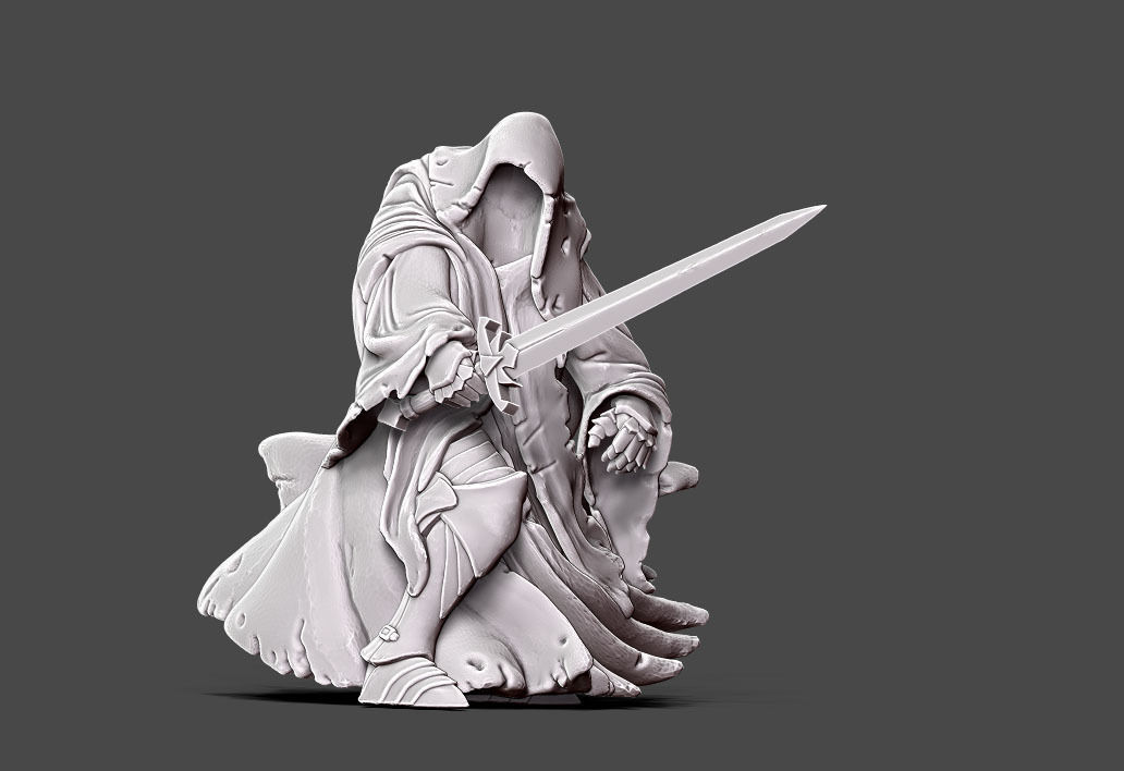 Wraith 2 - 35 mm scale 3D print model_3