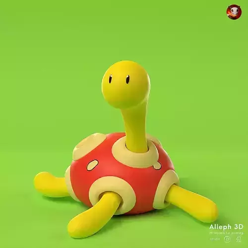 Pokemon shuckle 3D print model