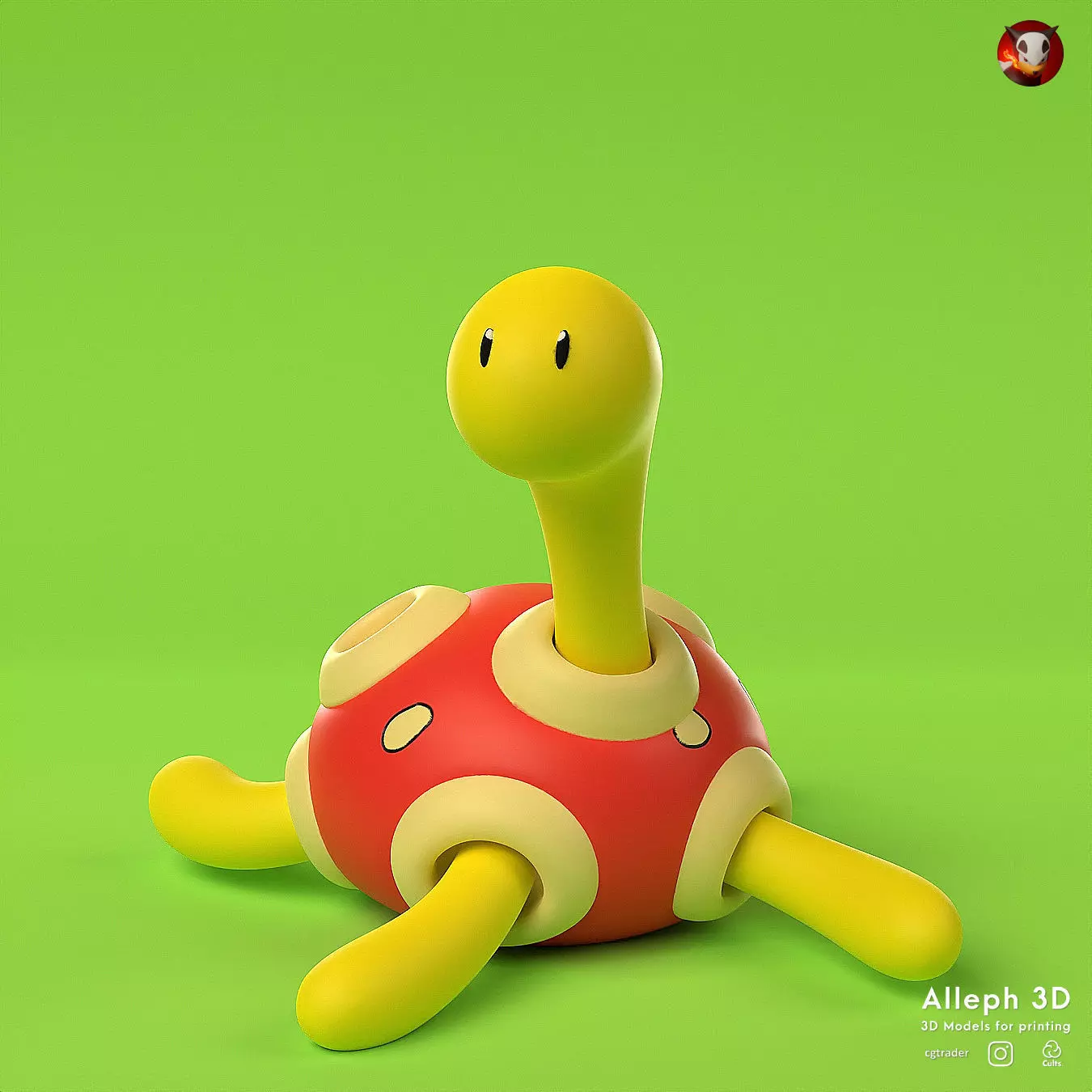 Pokemon shuckle 3D print model_0