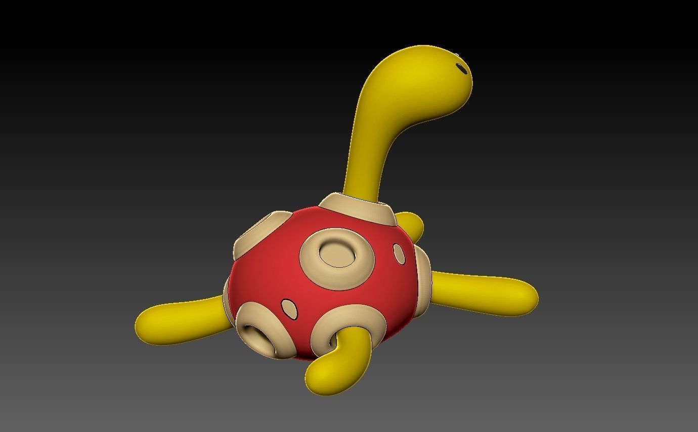 Pokemon shuckle 3D print model_7