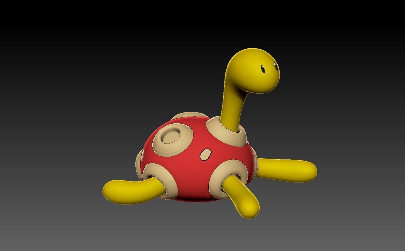 Pokemon shuckle 3D print model_9
