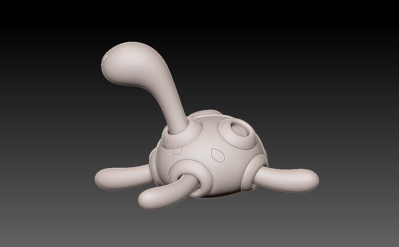 Pokemon shuckle 3D print model_4